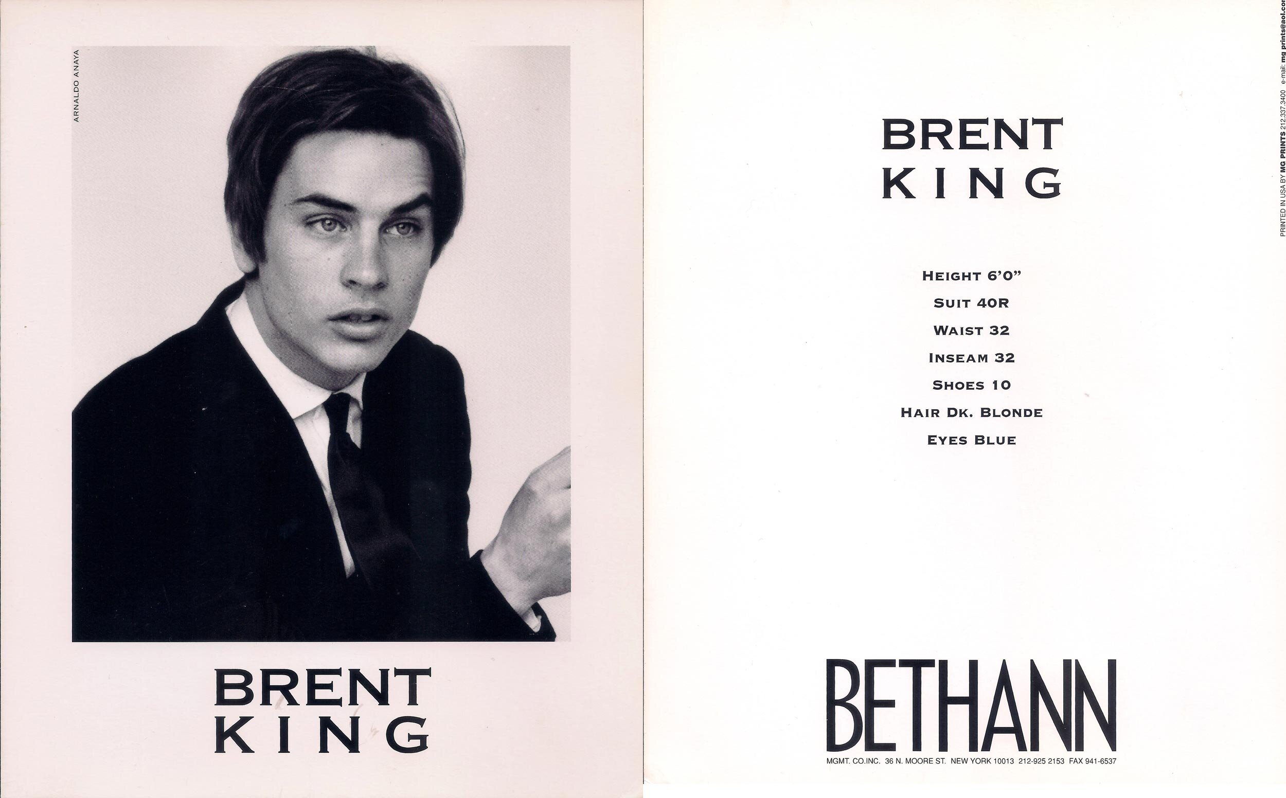 Brent King, Bethann Mgmt. Comp Card