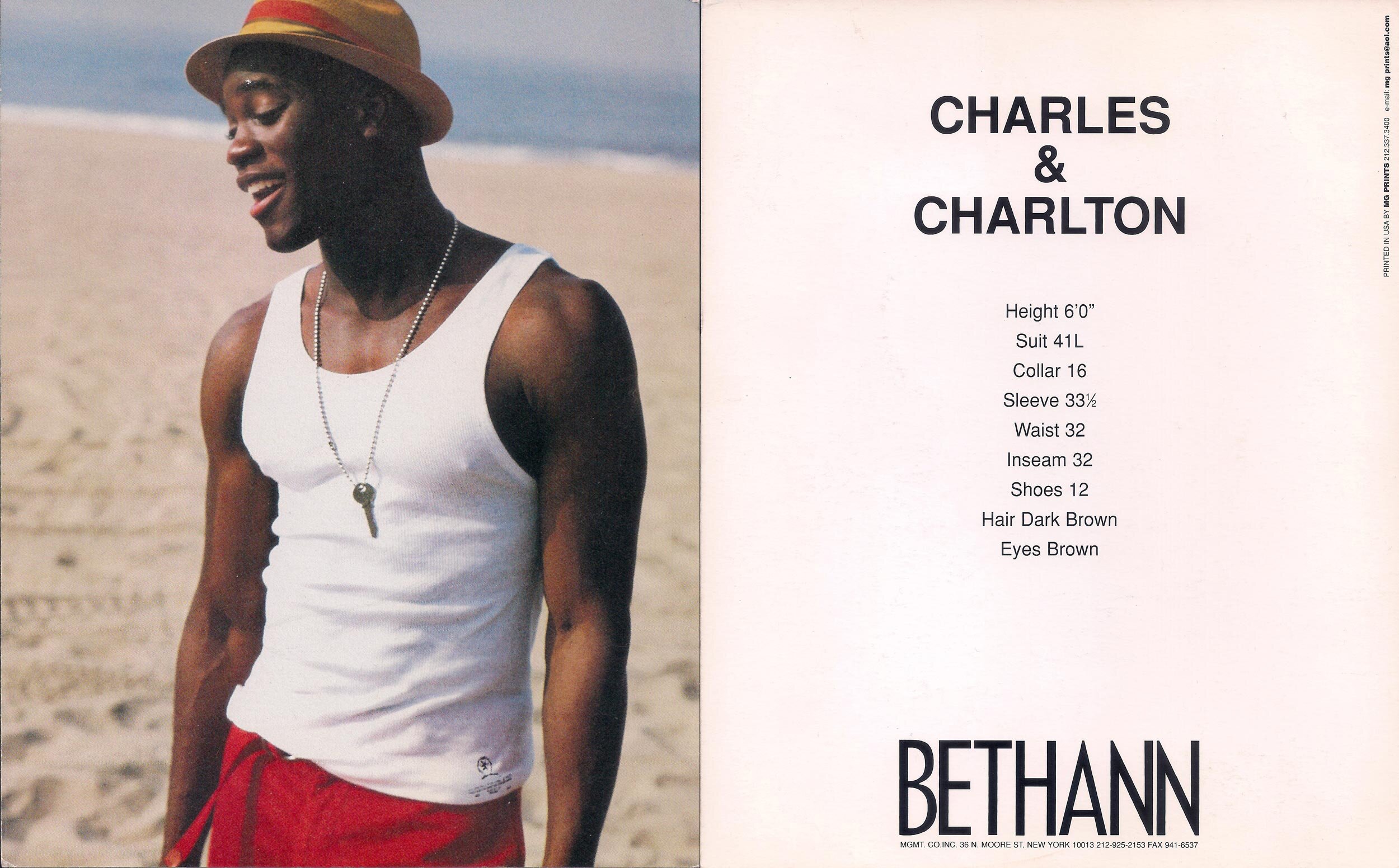 Charles &amp; Charlton, Bethann Mgmt. Comp Card