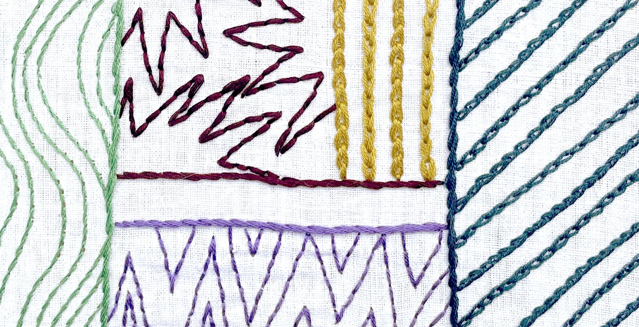 The Journal : Embroidery, Natural Dyes, and Textile Arts — mixed color