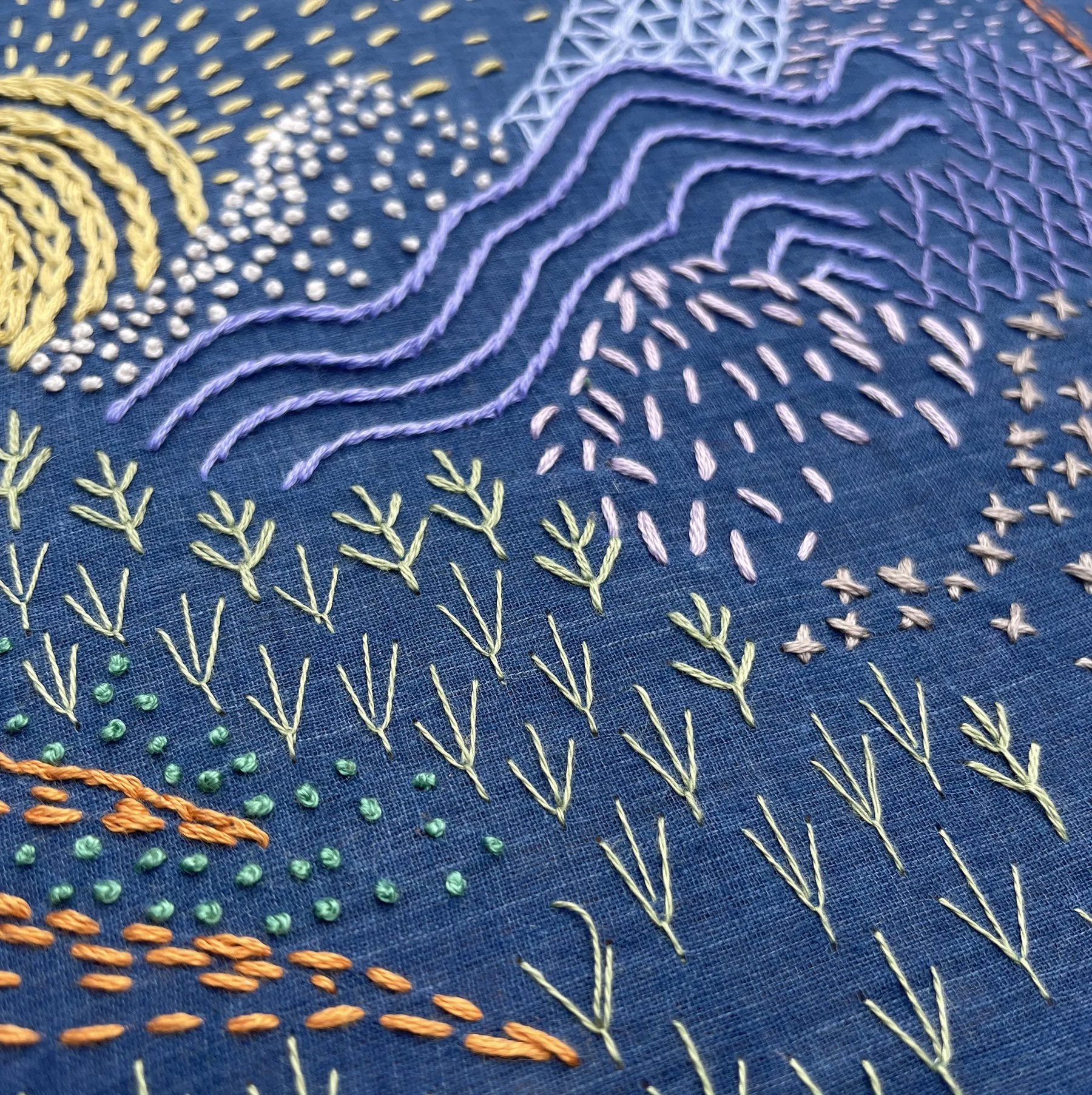 The Journal : Embroidery, Natural Dyes, and Textile Arts — mixed color