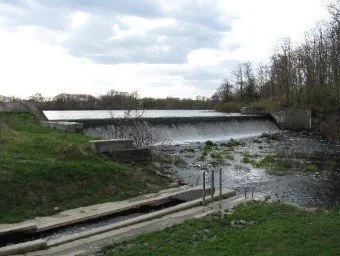 Shad Factory Pond Dam & Fish Ladder