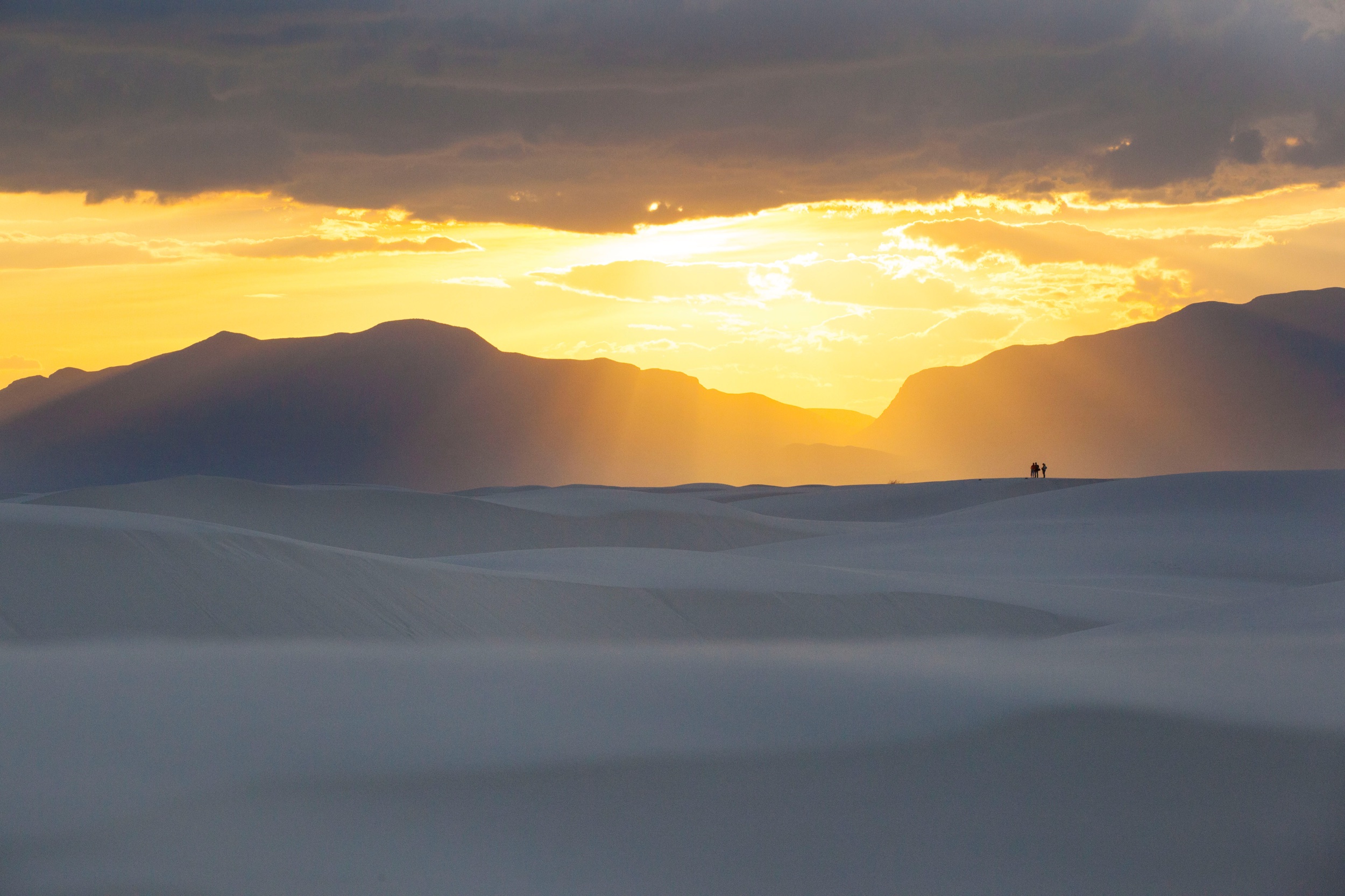 Sunset in White Sands, New Mexico