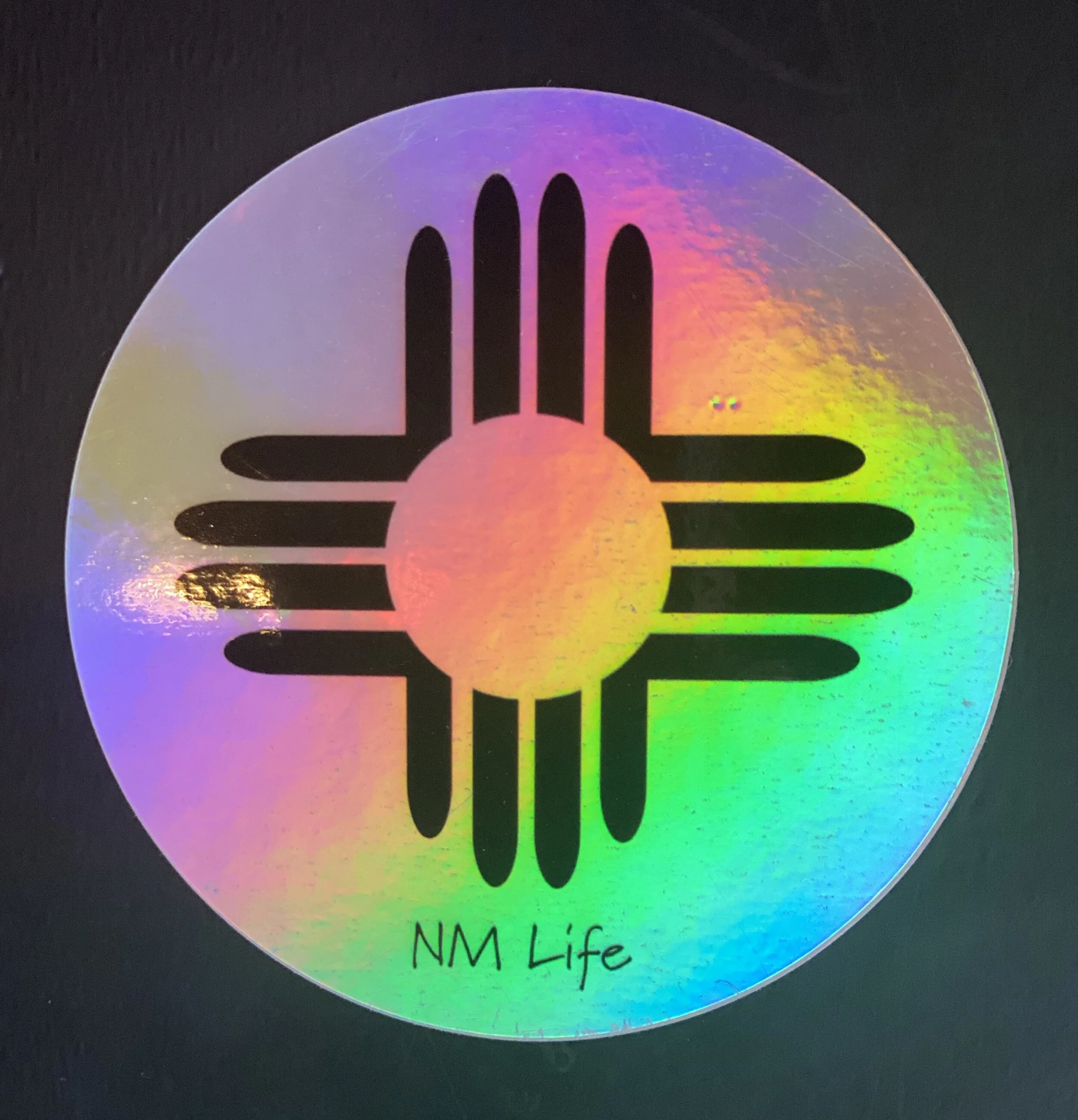 NM Life Holographic Sticker 3x3 Round