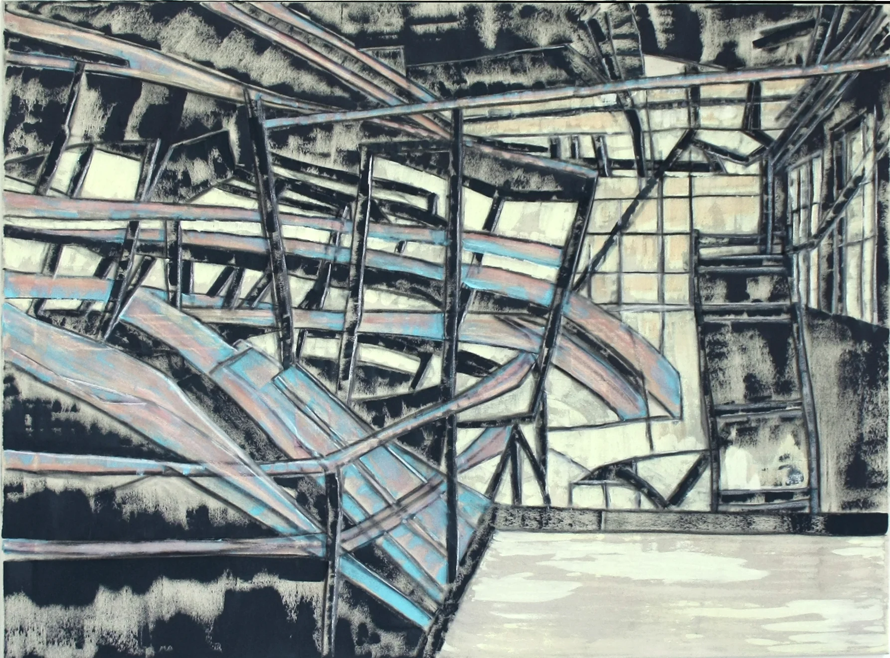 LisetteSchumacher_Textile Factory III_mixed media on canvas_120x160cm_2017.jpg