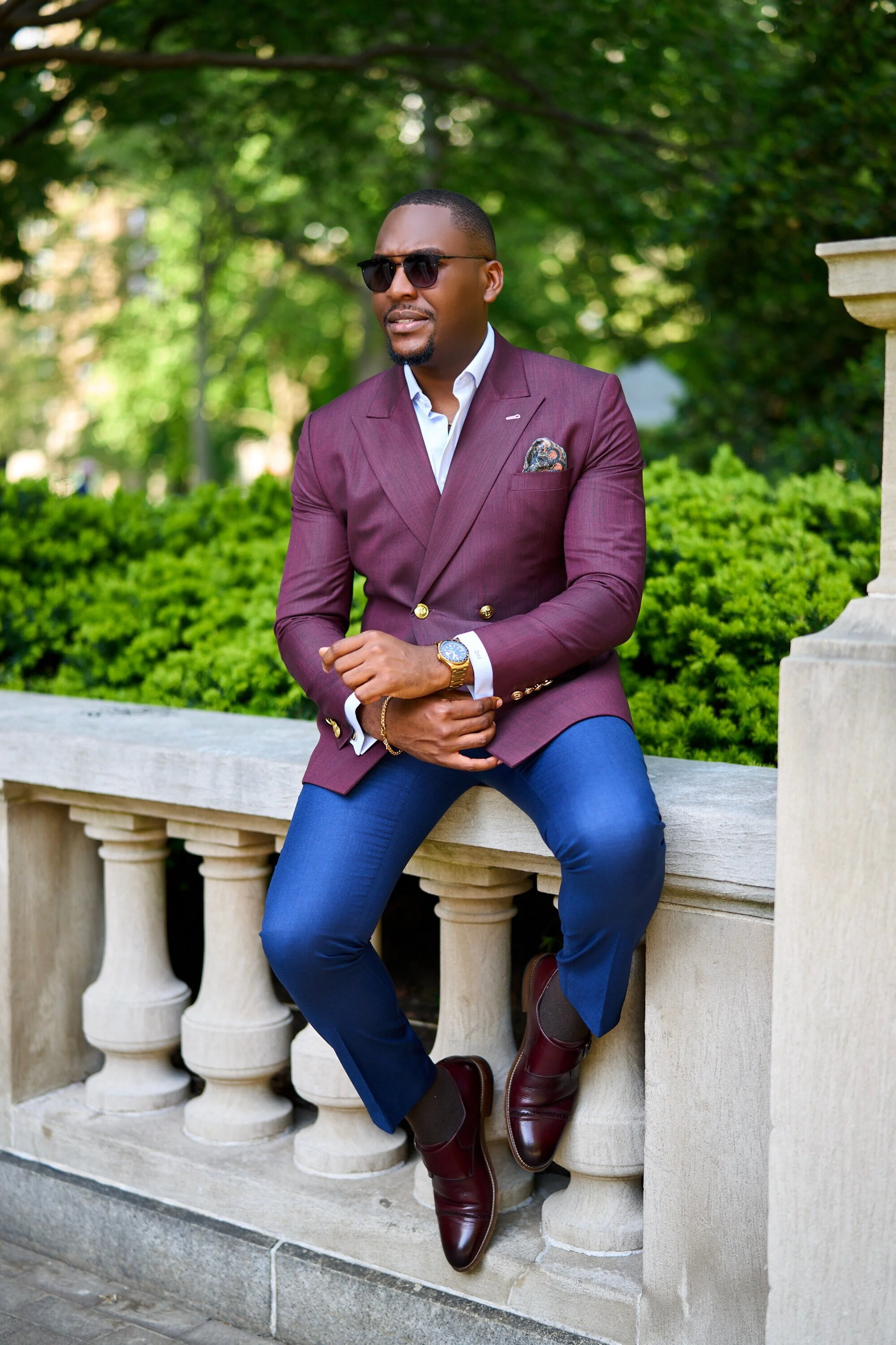 Premium Burgundy Blazer