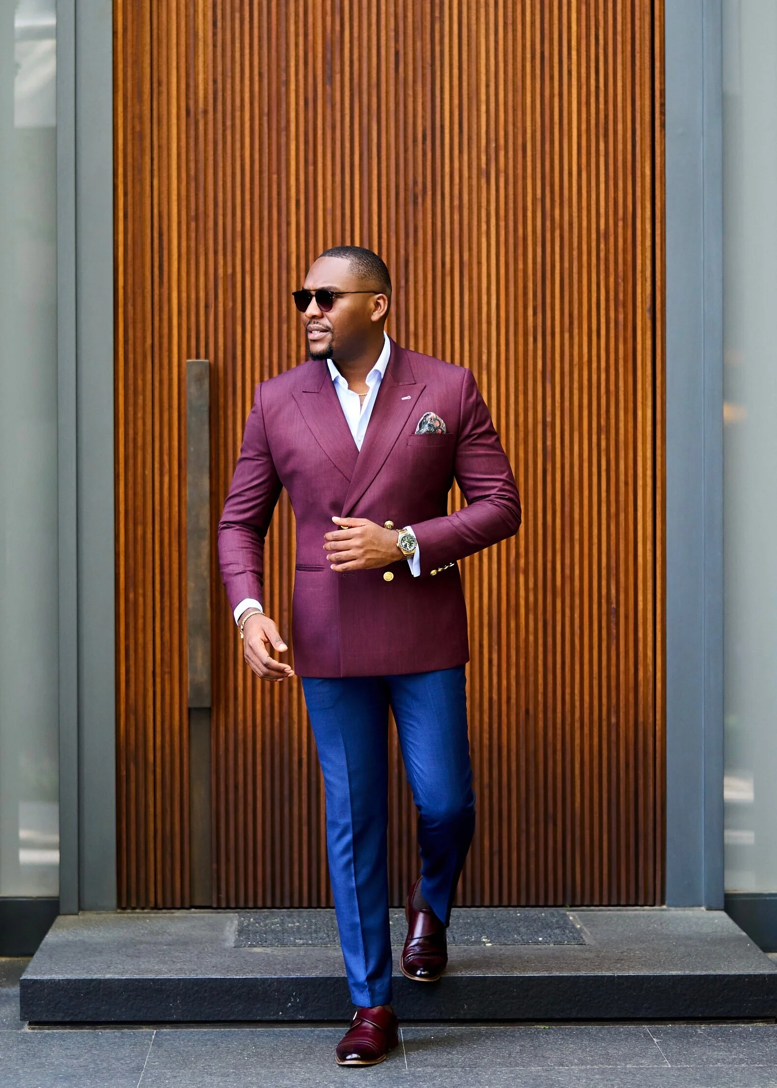 Premium Burgundy Blazer