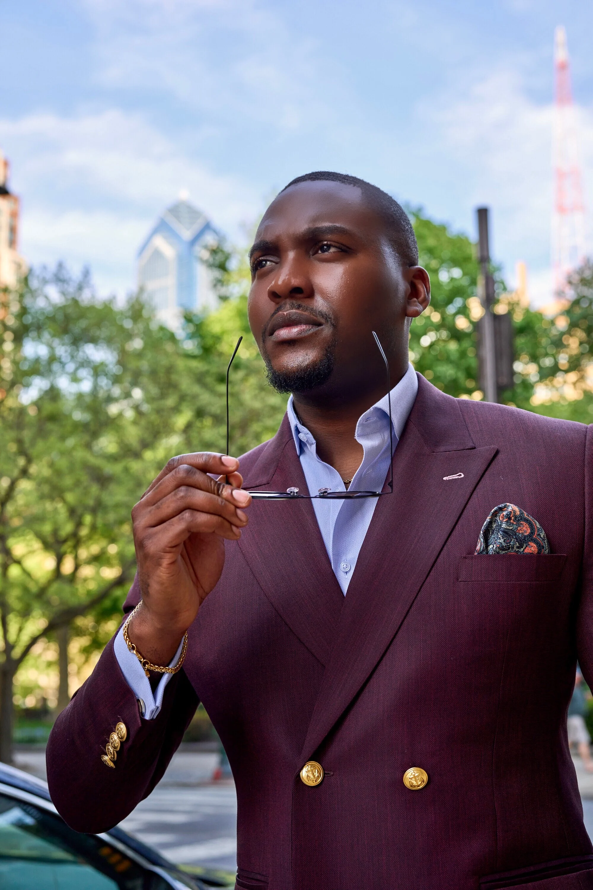 Premium Burgundy Blazer