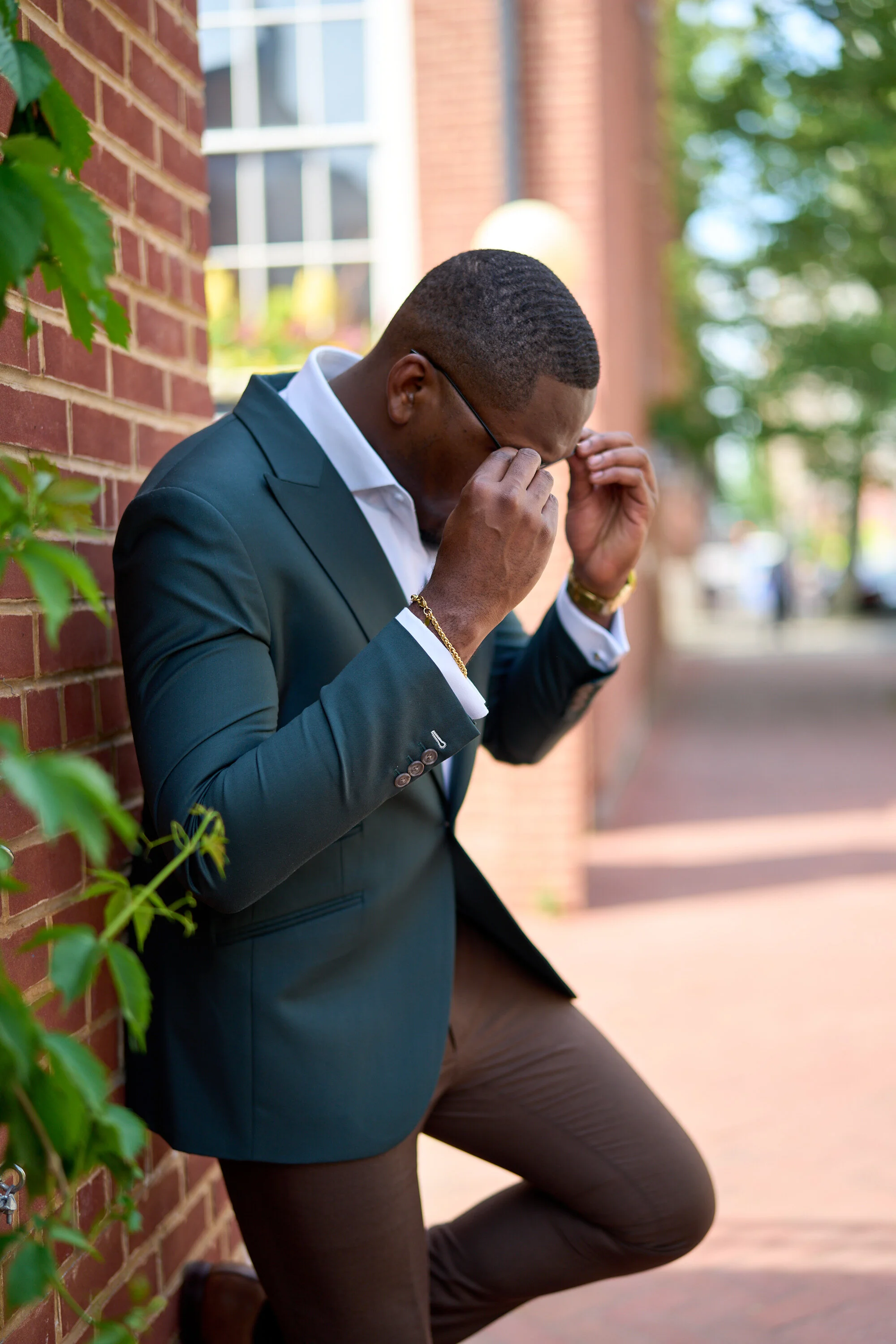 Forest Green Summer Blazer