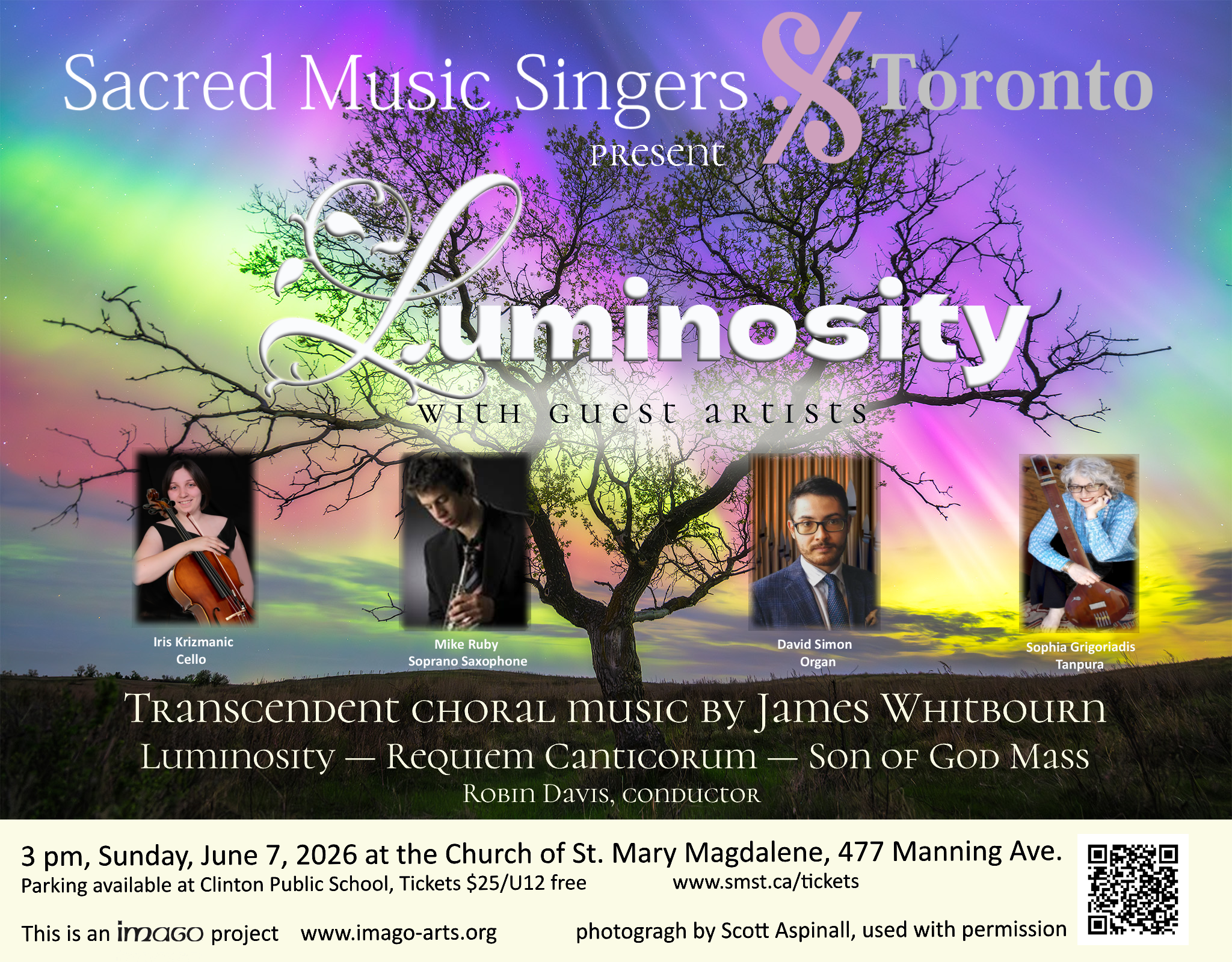 Concert on June 7 at 3:00 pm