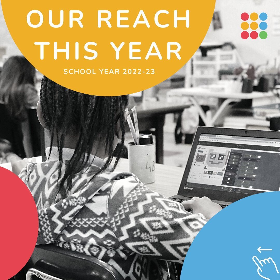 The 2022-2023 school year has started, and 9 Dots is back on campus! This year we're bringing Get Coding to: 

👩🏽&zwj;🎓 10,000+ K-6 students 
🧑🏻&zwj;🏫 350 elementary school teachers 
🏫 27 Title I elementary schools across LA County

We can't w