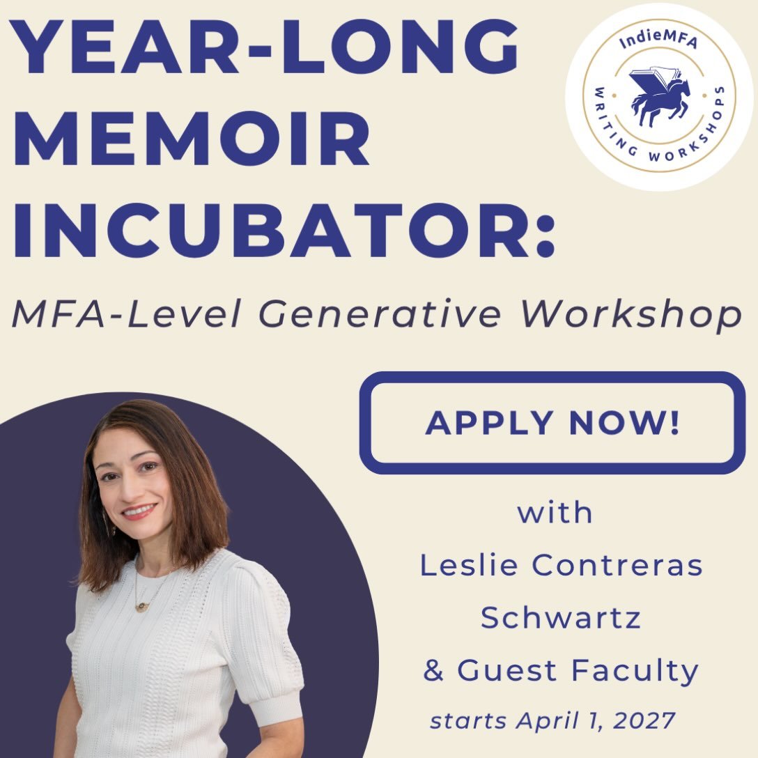 It is a joy to see writers develop a full-length manuscript over the course of year and develop a meaningful community that offers generous, thoughtful feedback to one another. I&rsquo;ll be starting another round of the memoir class I teach for Writ