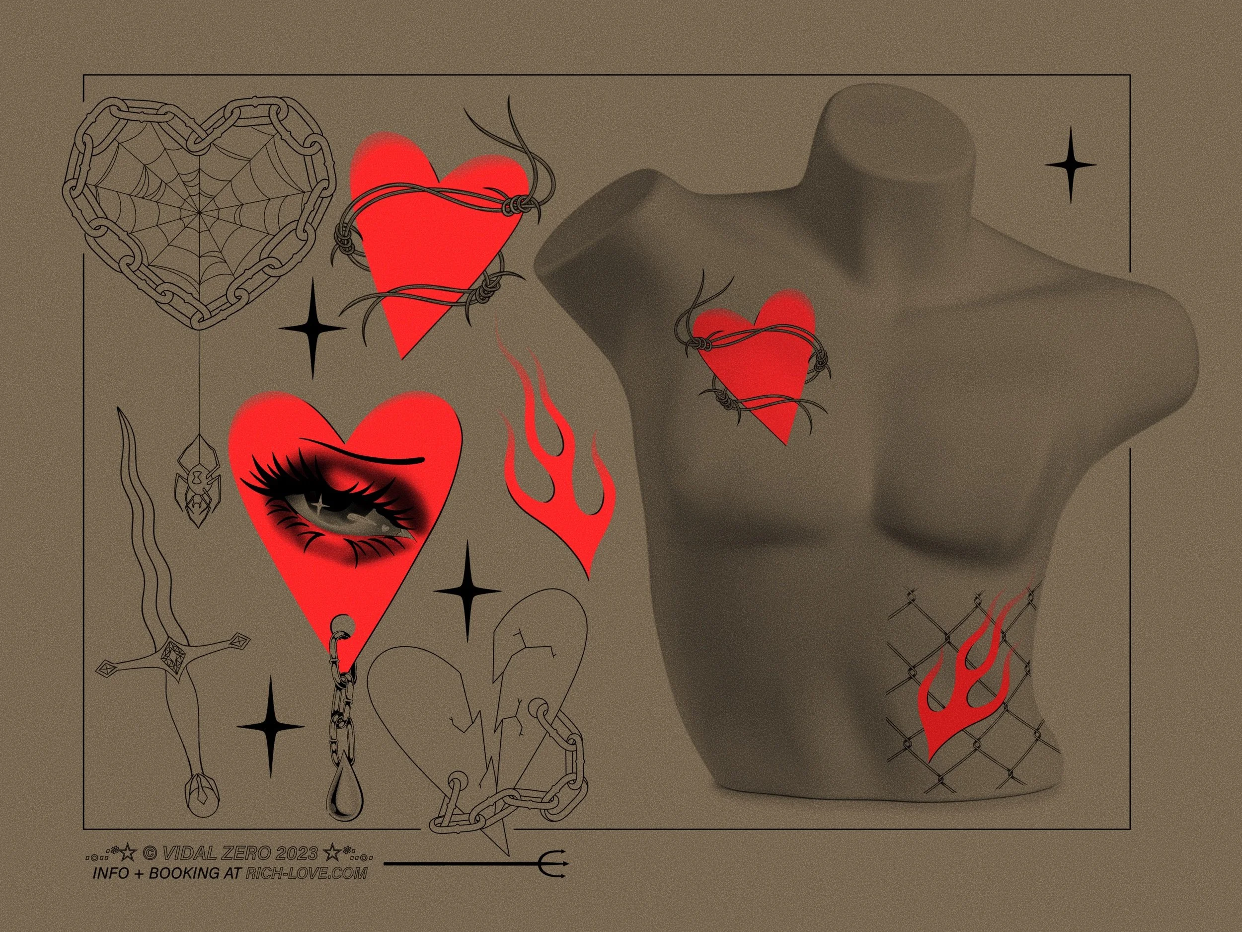 ❤️‍🔥⛓️🕸️🕷️🗡️