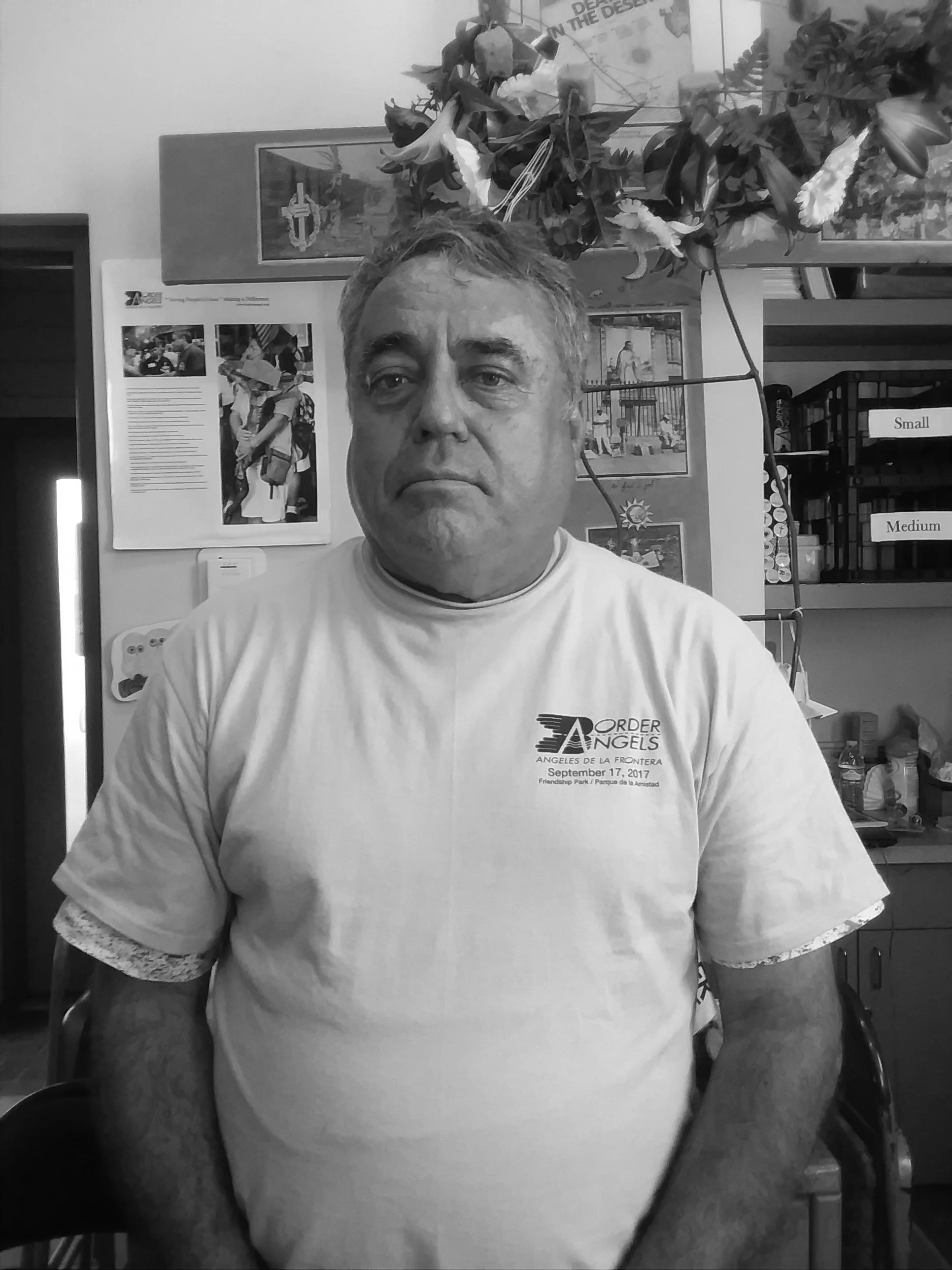 Enrique Morones Organization: Border Angels Enrique is the founder of Border Angels, based in San Diego. It is an all volunteer, non profit organization that advocates for human rights, humane immigration reform, and social justice with a special focus on issues related to issues related to the US-Mexican border. He has helped us on almost every step of this journey. http://www.borderangels.org/