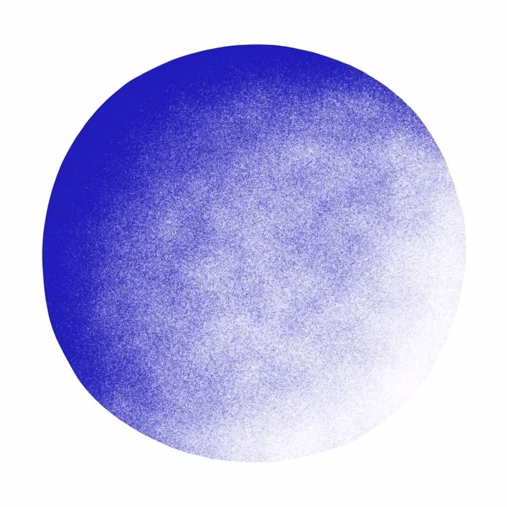 Soft Sphere in Klein Blue: Soft Geometry