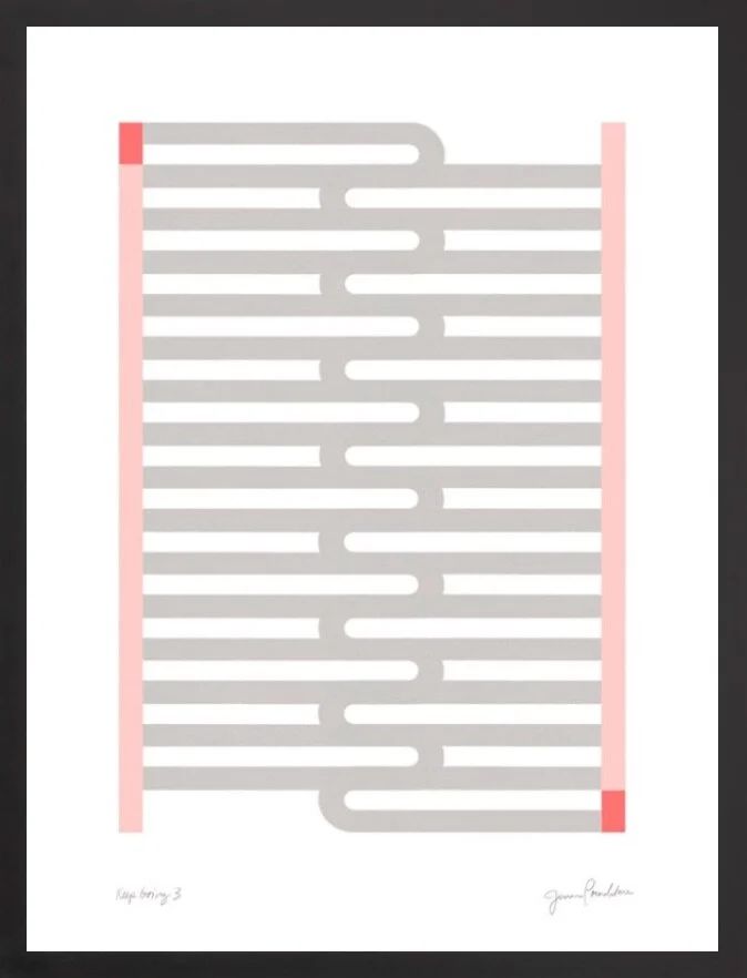 Keep-Going-3-Dove-Pink-Red-Black-Gallery-Frame.jpg