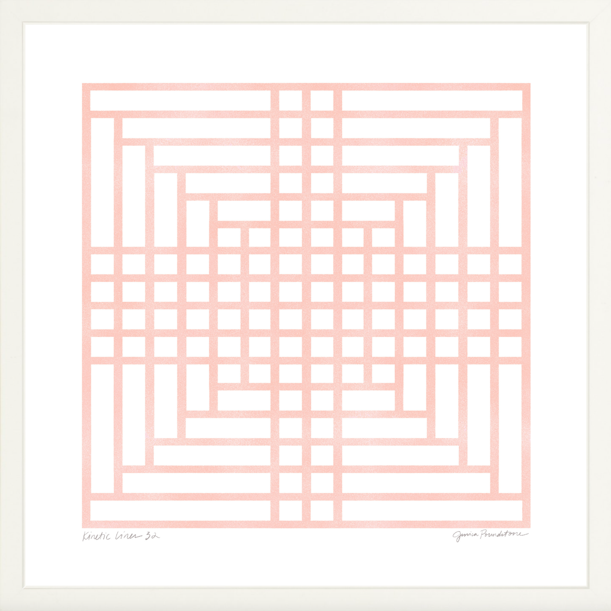 Kinetic Lines 32 - White Gallery Frame - Jessica Poundstone.png