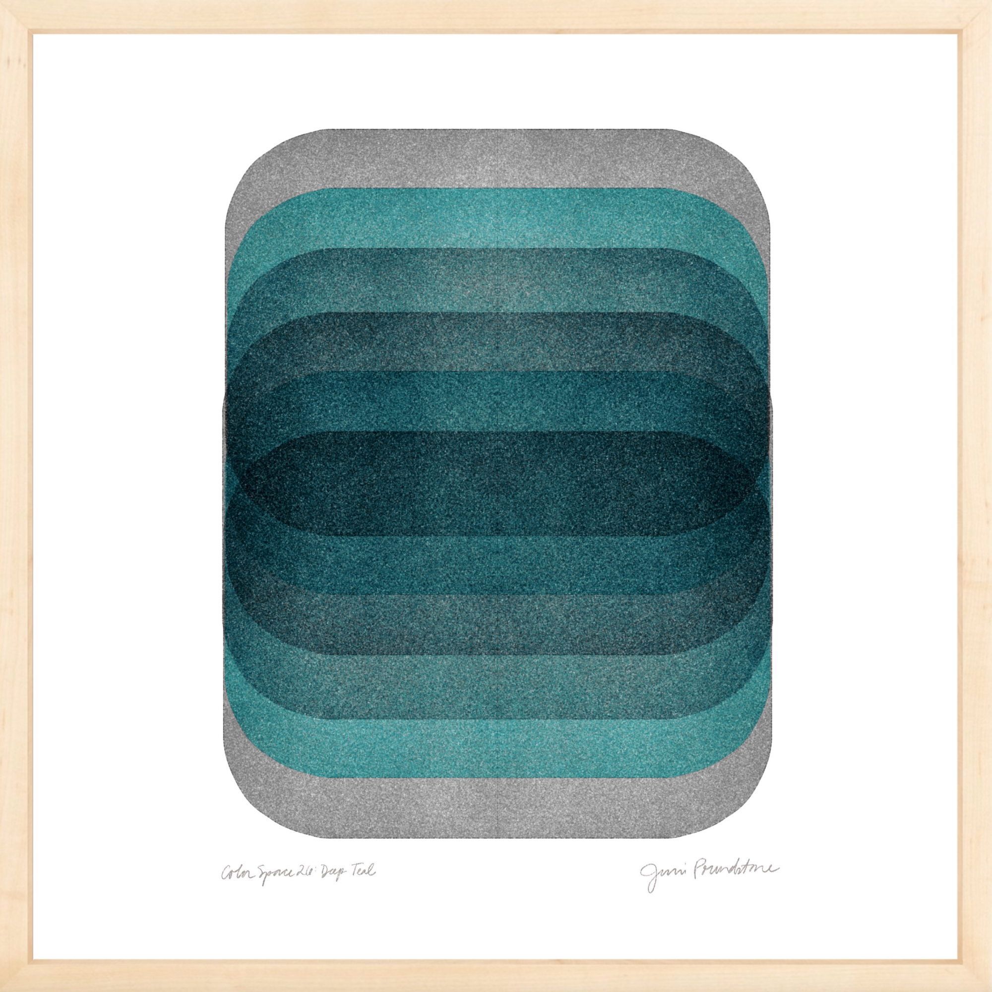 Color Space 26 Deep Teal - Natural Wood Frame - Jessica Poundstone.png