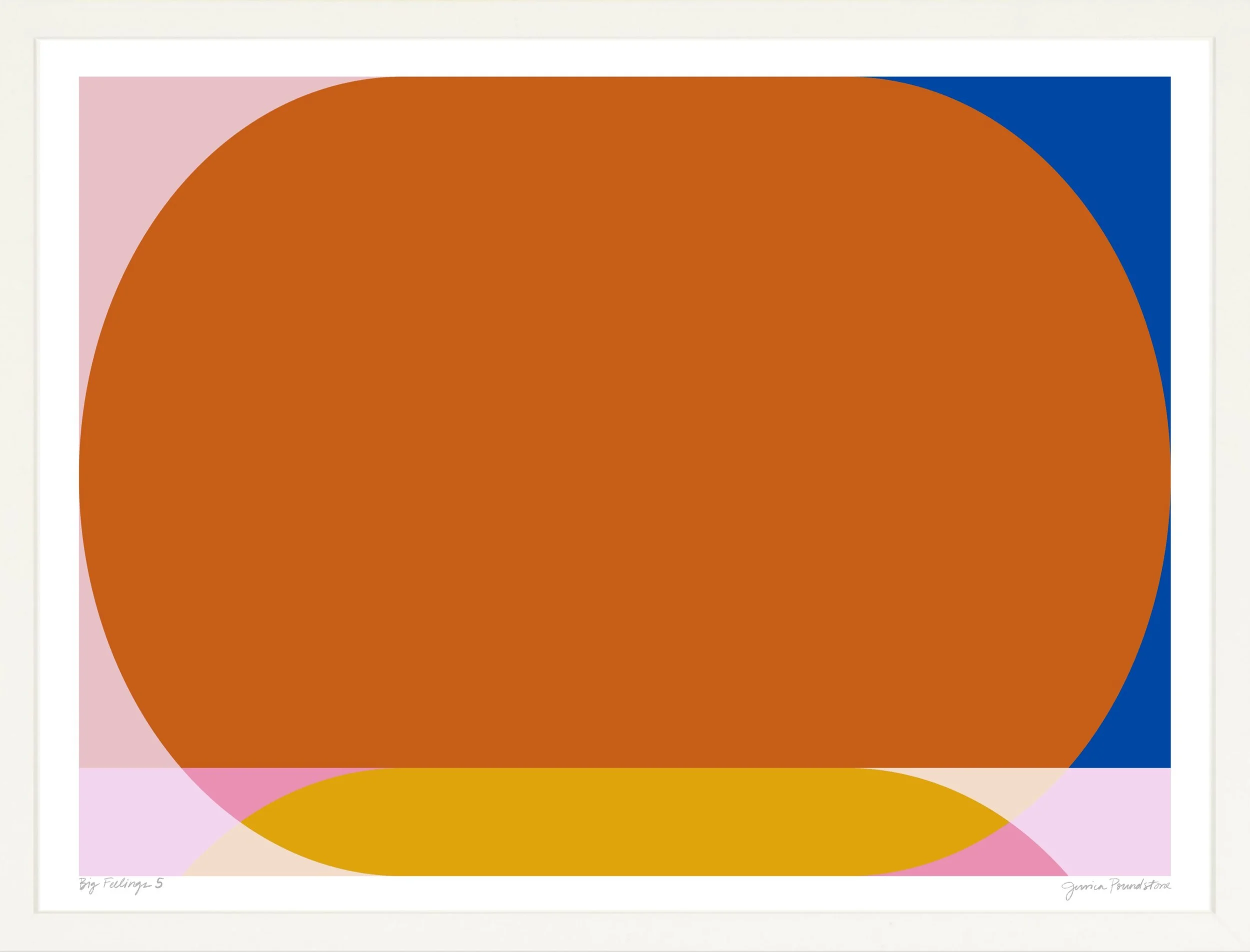 Big Feelings 5 - White Gallery Frame - Jessica Poundstone.jpg