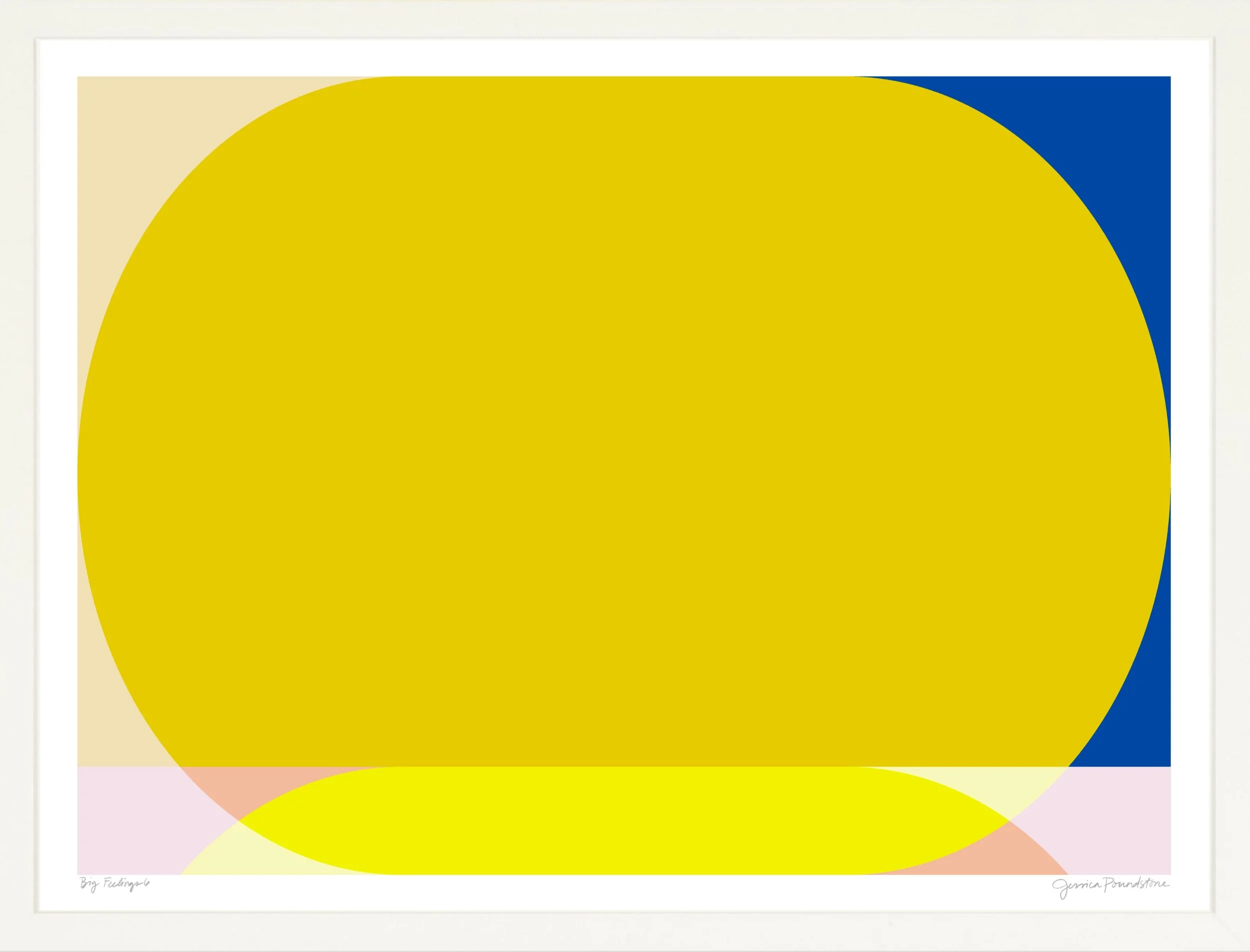 Big Feelings 6 - White Gallery Frame - Jessica Poundstone.jpg