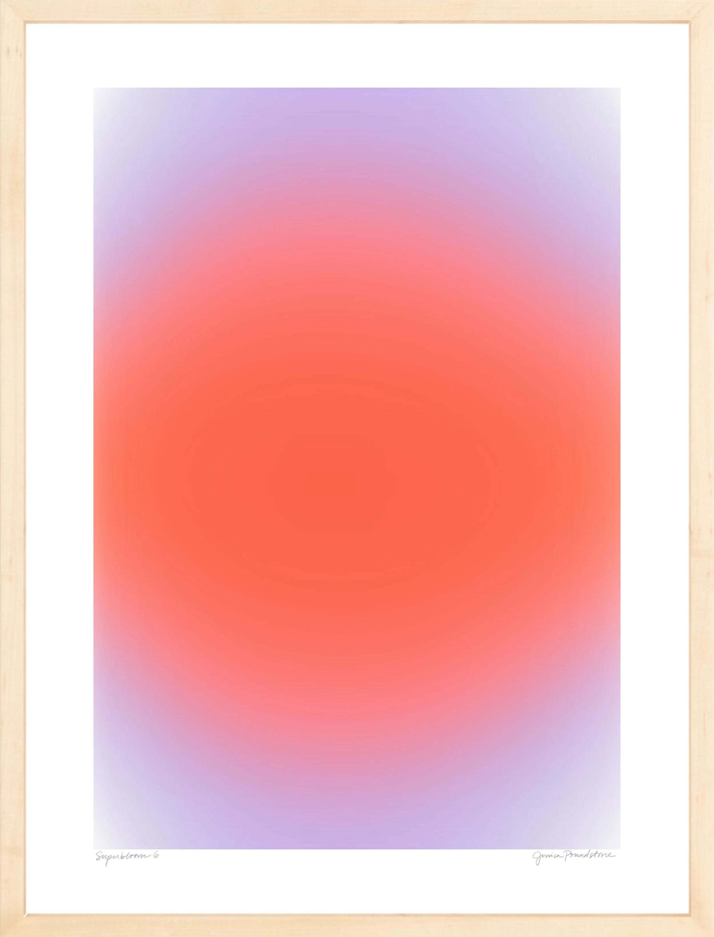 Superbloom 6 - Natural Wood Frame - Jessica Poundstone.jpg