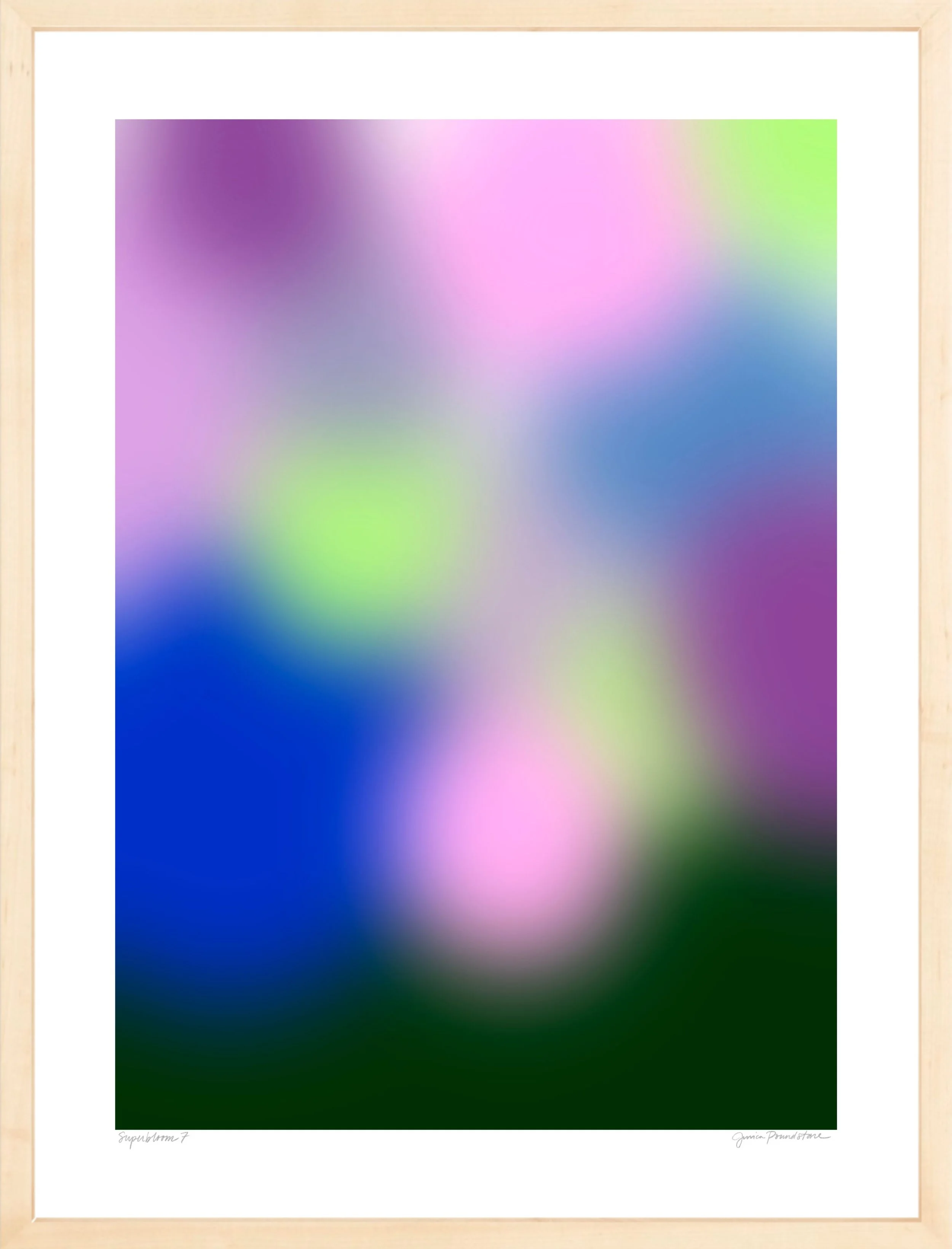 Superbloom 7 - Natural Wood Frame - Jessica Poundstone.jpg
