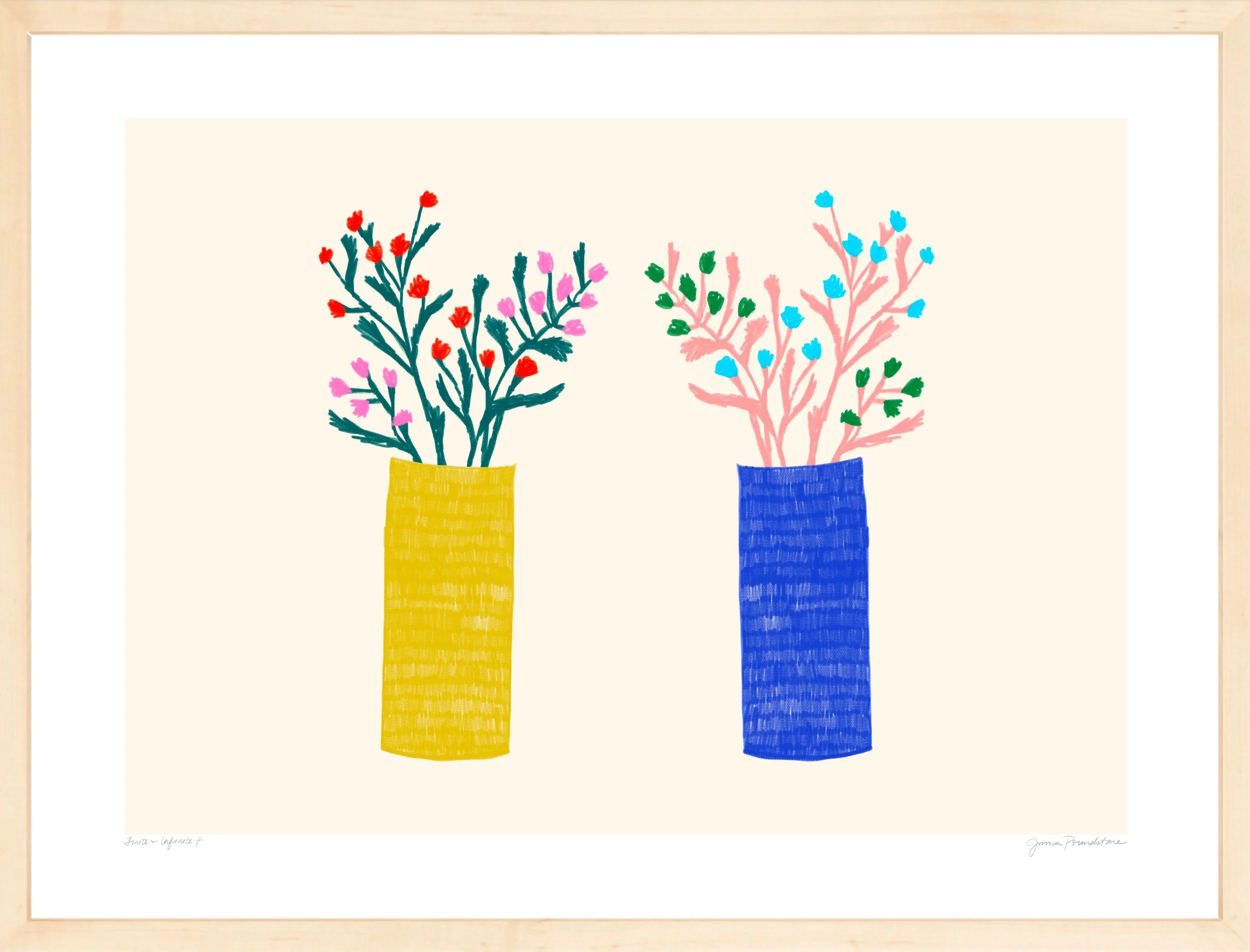 Finite and Infinite 7 - Jessica Poundstone - Natural Wood Frame.jpg