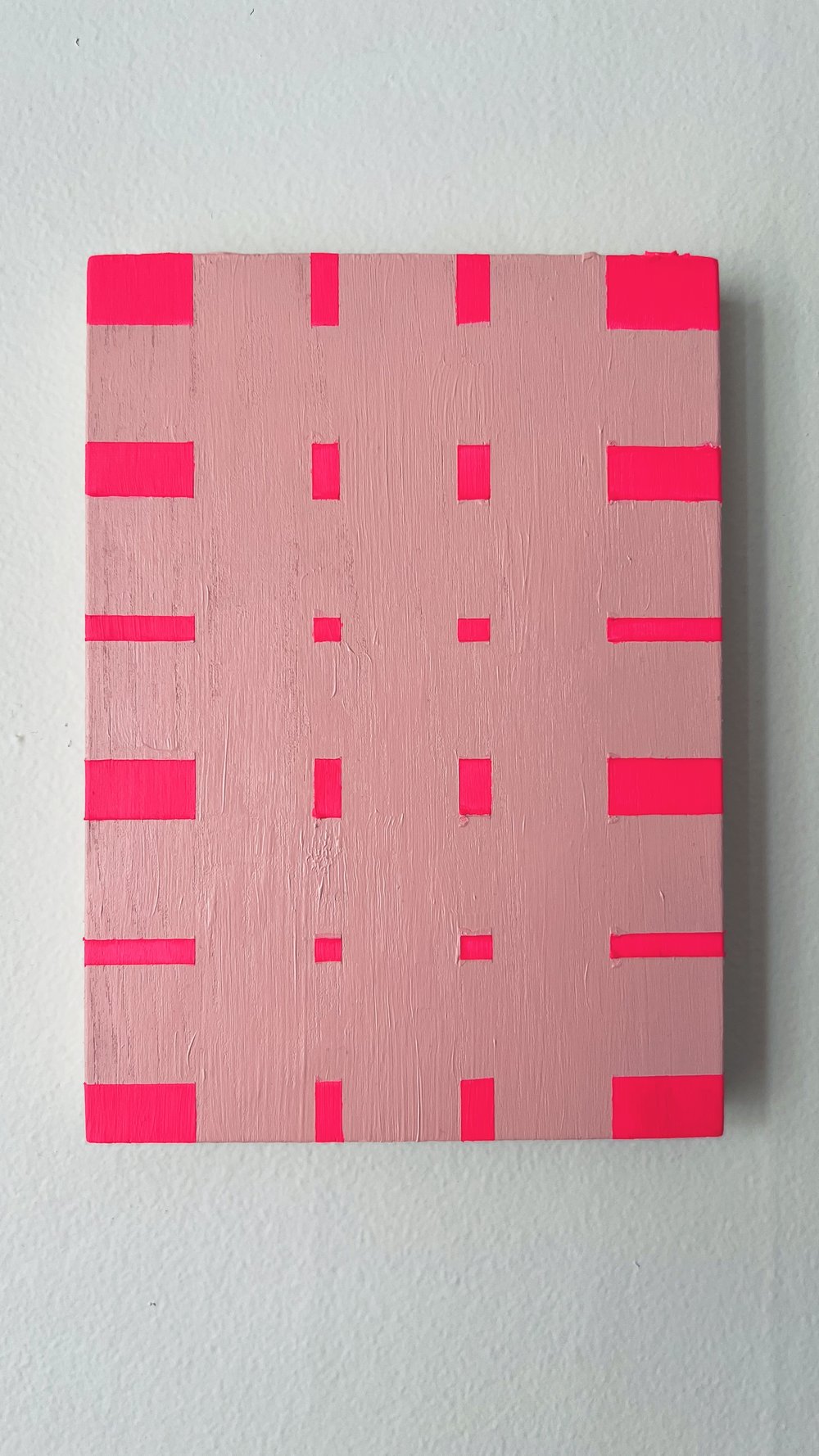 Everything Leads To Something - Blush Pink & Neon Pink - Color Study Painting -Jessica Poundstone.jpg