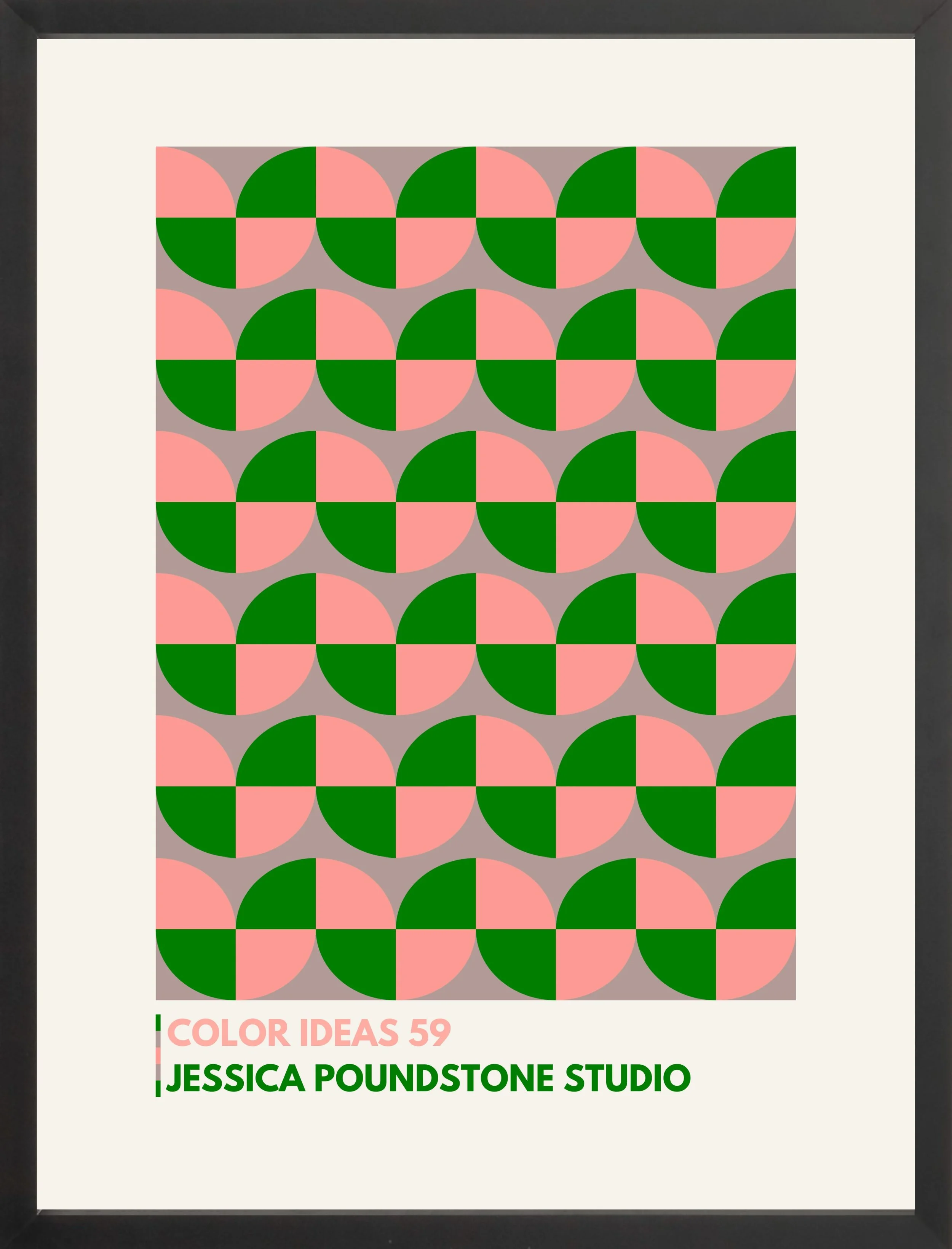 Color Ideas 59 Poster - Black Gallery Frame - Jessica Poundstone Studio.jpg