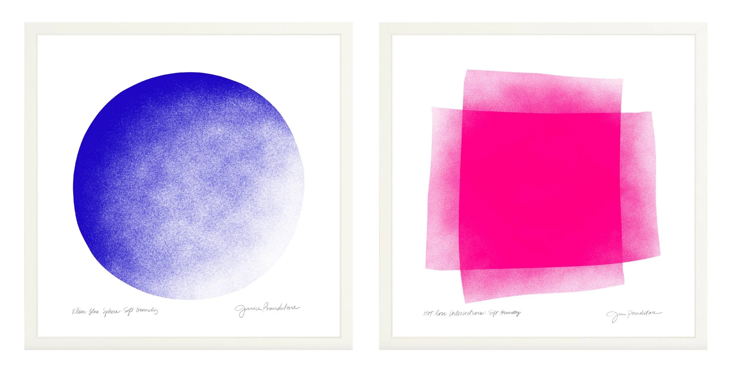 Klein_Blue_Sphere___Hot_Rose_Intersections_Pair_in_White_Gallery_Frame.jpg