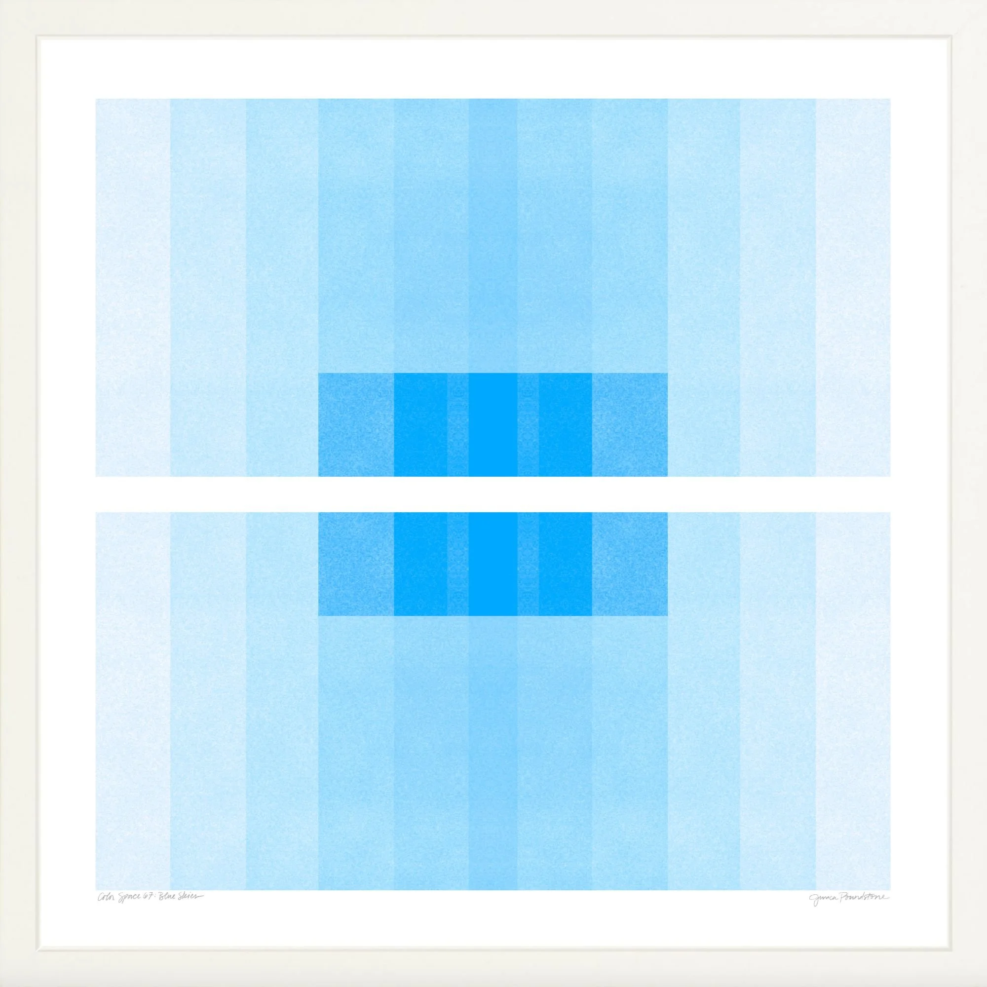 Color Space 67 - Blue Skies - White Gallery Frame - Jessica Poundstone.jpg