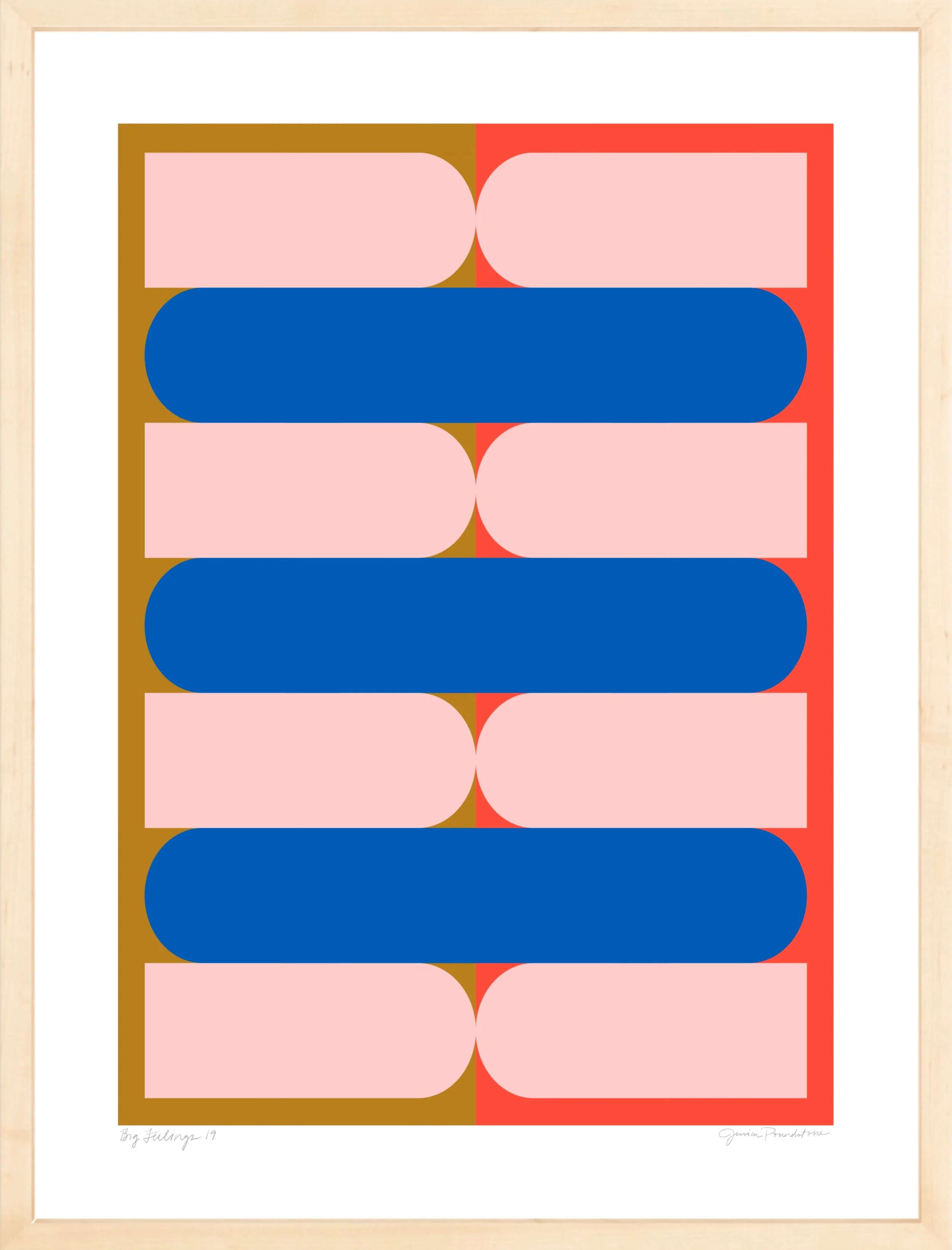 Big Feelings 19 -  Natural Wood Gallery Frame - Jessica Poundstone.jpg