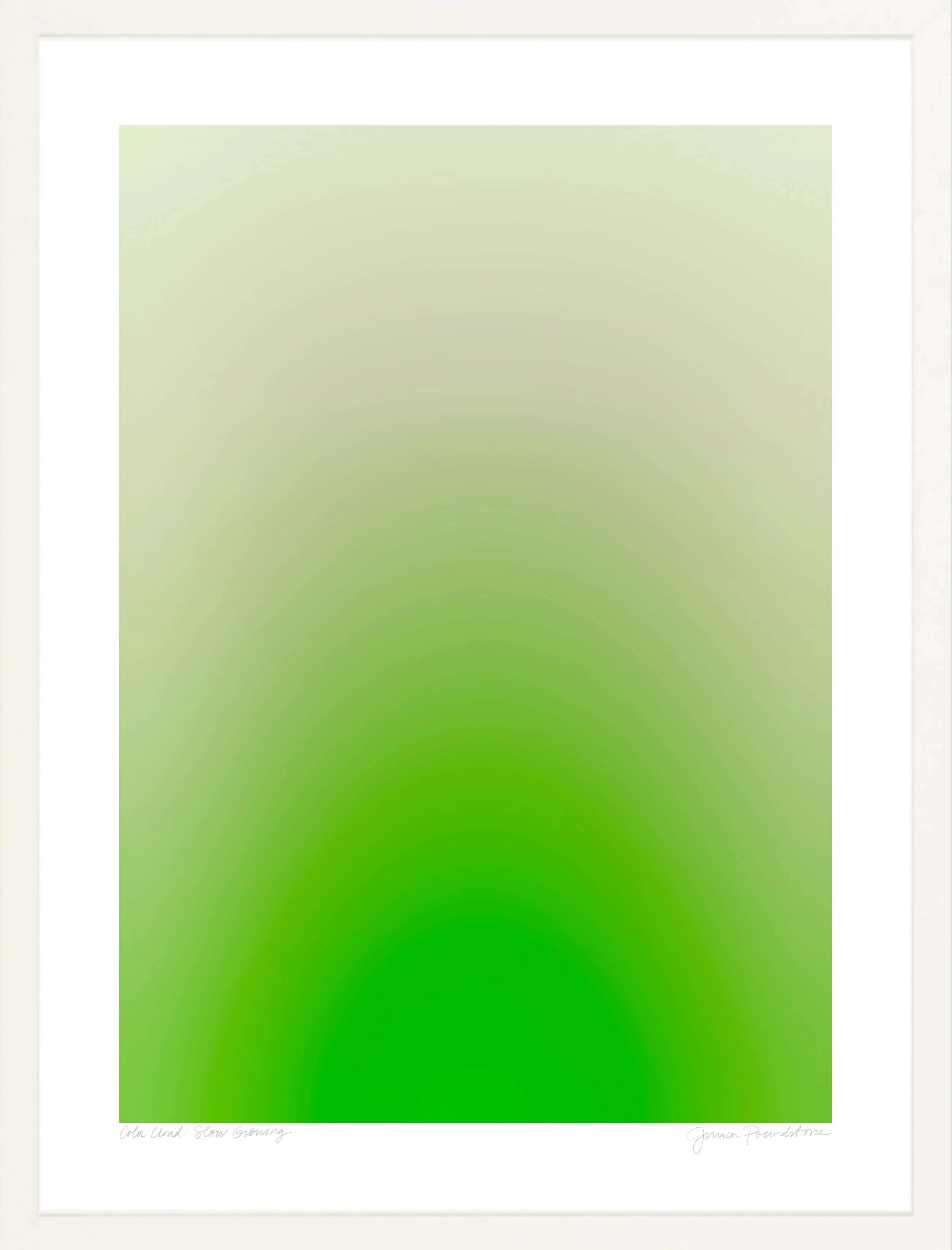 Color Cloud - Slow Growing - White Wood Gallery Frame - Jessica Poundstone.jpg