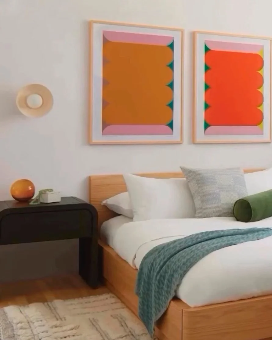 Two pieces from my Big Feelings collection- available on my site at www.jessicapoundstone.com, framed or unframed 💖 
.
.
.
.
.
.
#jessicapoundstone #bigfeelingsseries #bigfeelings #contemporaryfineart #fineartprint #abstractexpressionism #modernabst