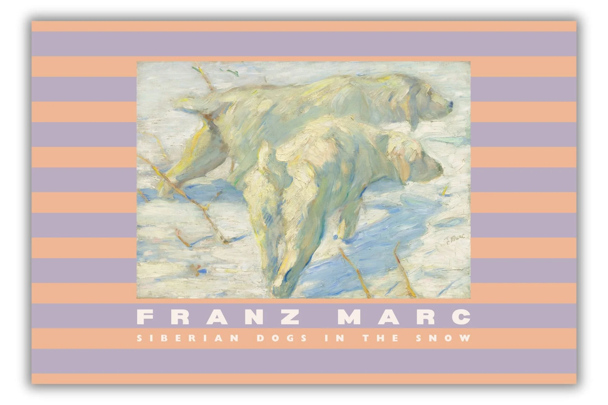Franz Marc - Siberian Dogs in the Snow - Unframed.jpg