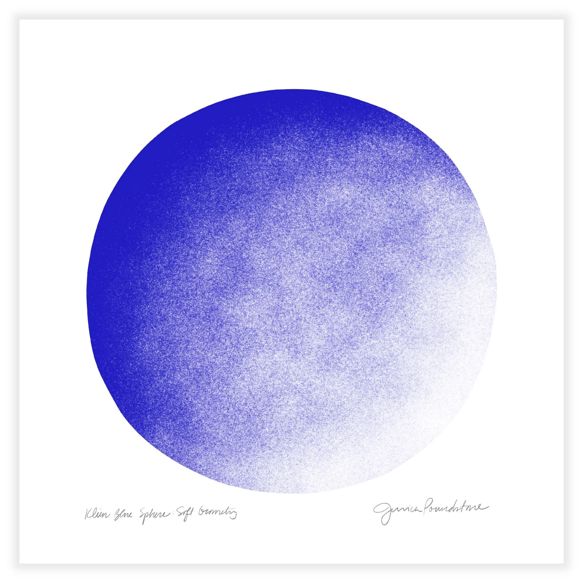 Soft Geometry - Klein Blue Sphere - On Paper.jpg