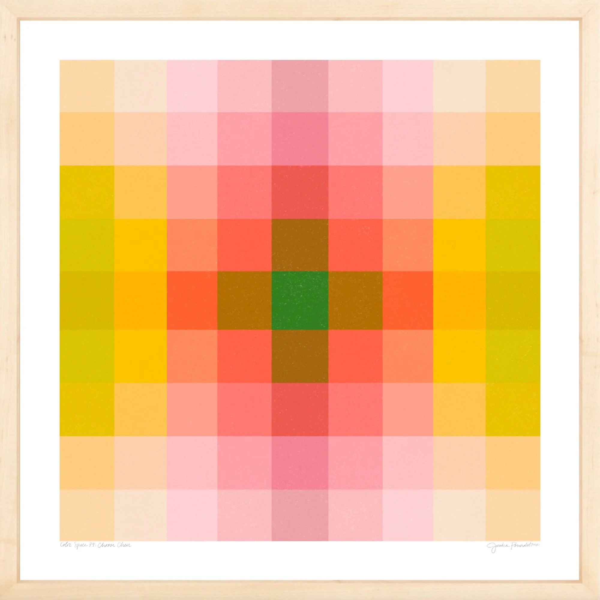 Color Space 79 - Choose Cheer - Natural Wood Gallery Frame - Jessica Poundstone.jpg
