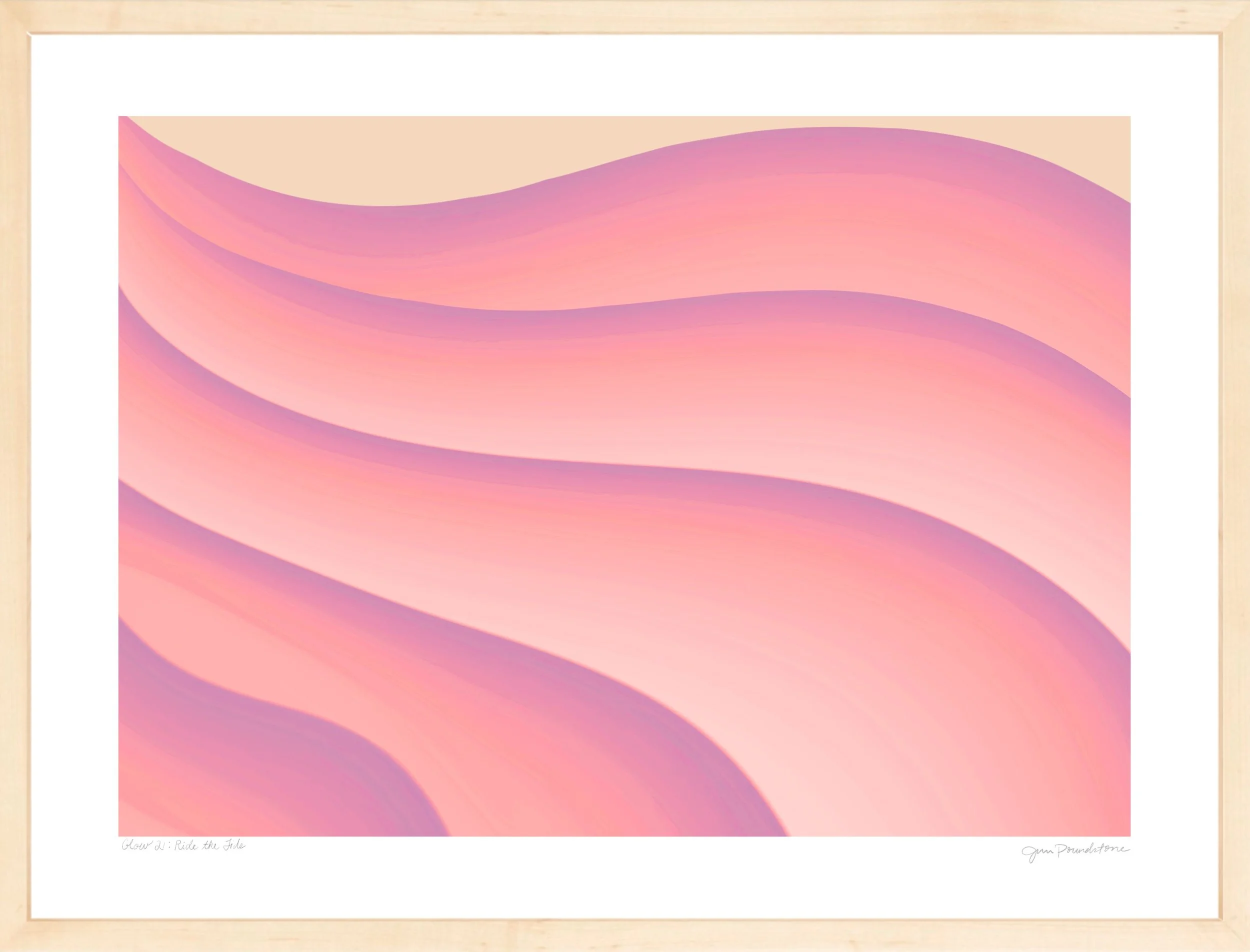 Glow 21 - Ride the Tide - Natural Wood Frame.jpg