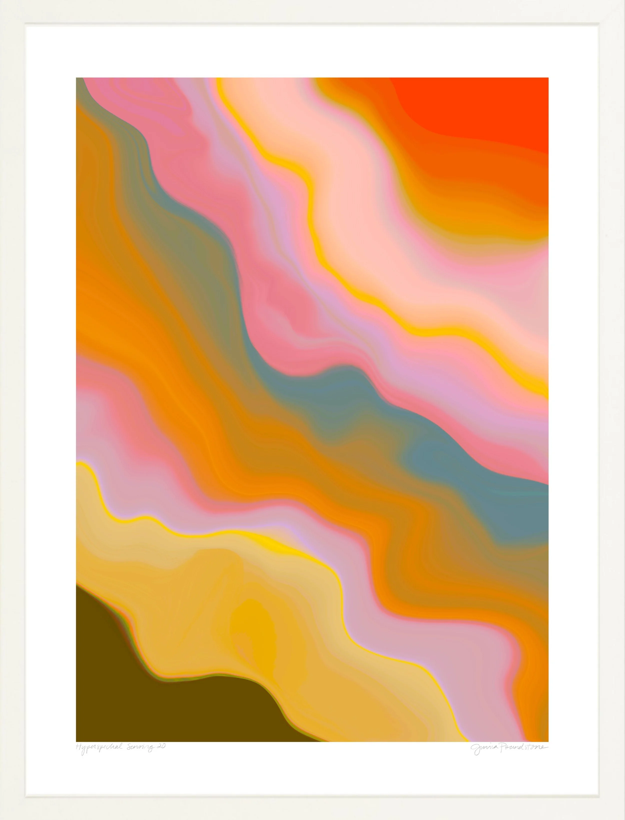 Hyperspectral Sensing 20 - White Gallery Frame - Jessica Poundstone.jpg