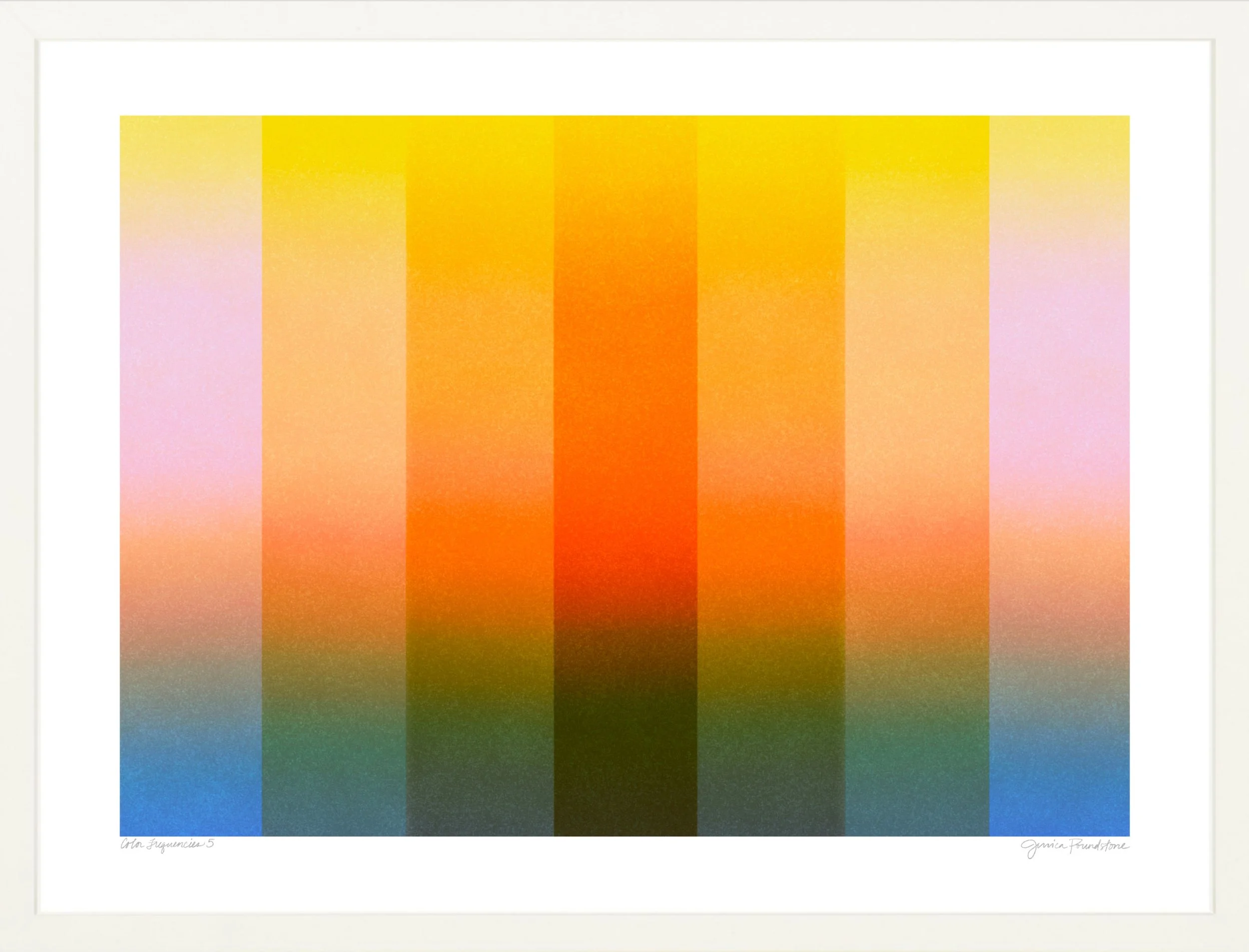 Color Frequencies 5 - White Gallery Frame - Jessica Poundstone.jpg