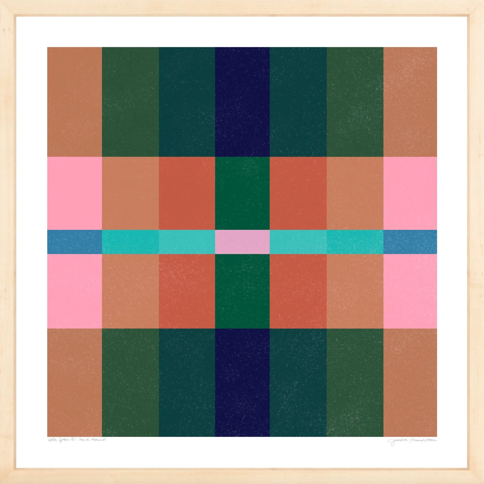 Color Space 81 - Touch Ground - Natural Wood Frame - Jessica Poundstone.jpg
