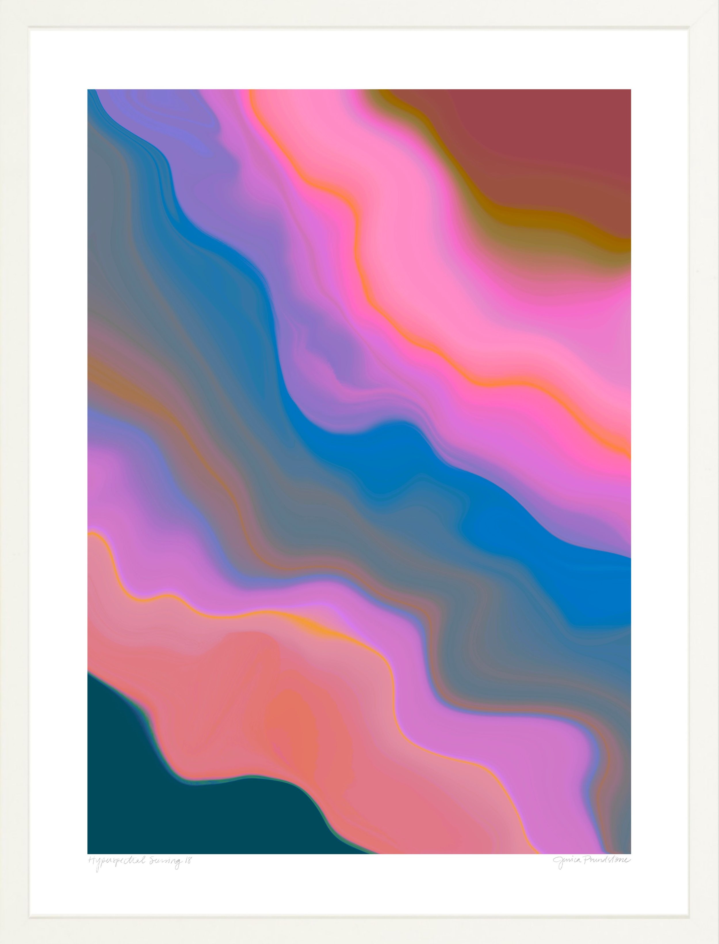 Hyperspectral Sensing 18 - White Gallery Frame - Jessica Poundstone.jpg