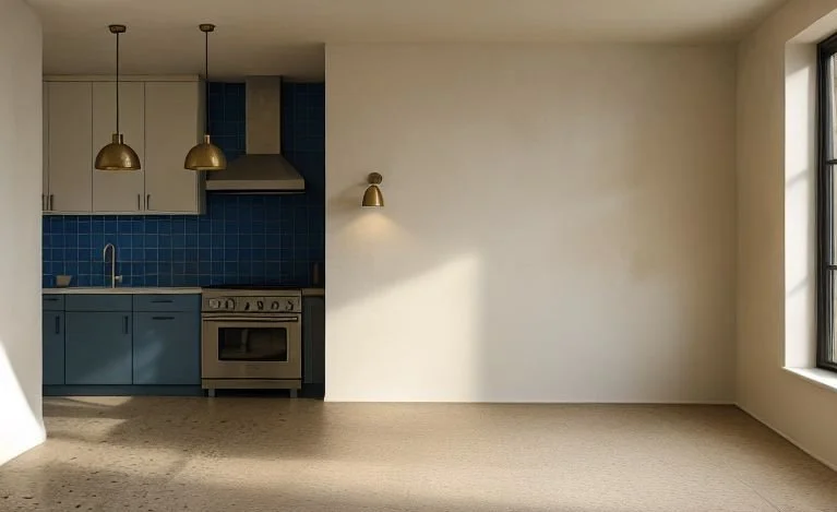 Carole Vaudable Interior Design_Upper East Side_Blue Klein terrazzo Küche Before.jpg
