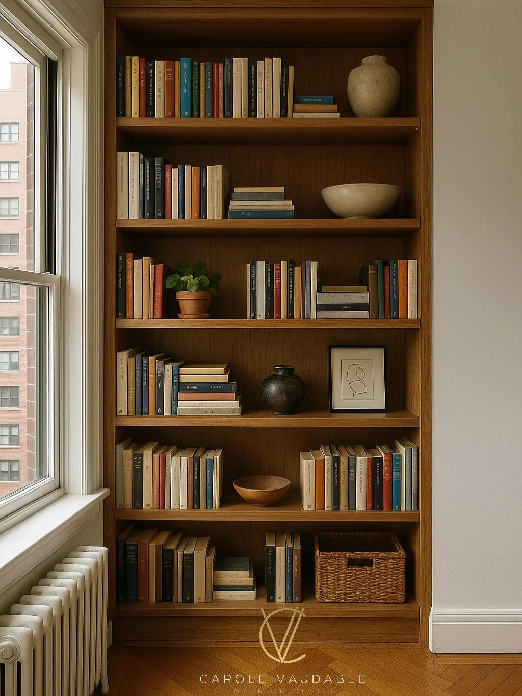 You know you&rsquo;re doing well when you can sit at home and read a book.

It means you have time. Mental space.
The ability to stay present long enough to finish a thought.

Books stacked on the floor or the nightstand feel temporary. A bookcase is