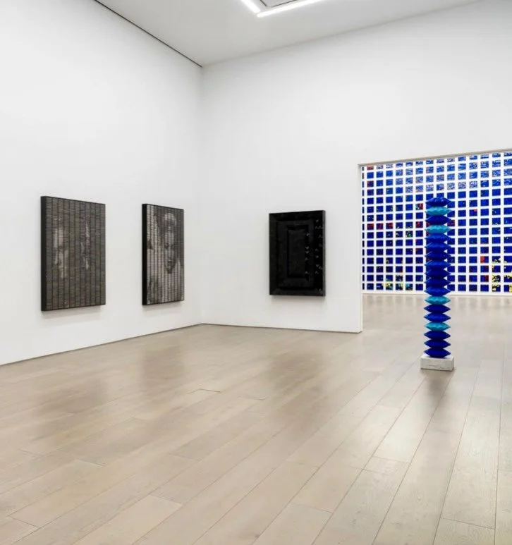 Gregor Hildebrandt creates silent artworks using music materials like vinyl records and cassette tapes, where the sound remains hidden inside the material itself.

Born in Germany and based in Berlin, his work often plays with memory: the way songs c