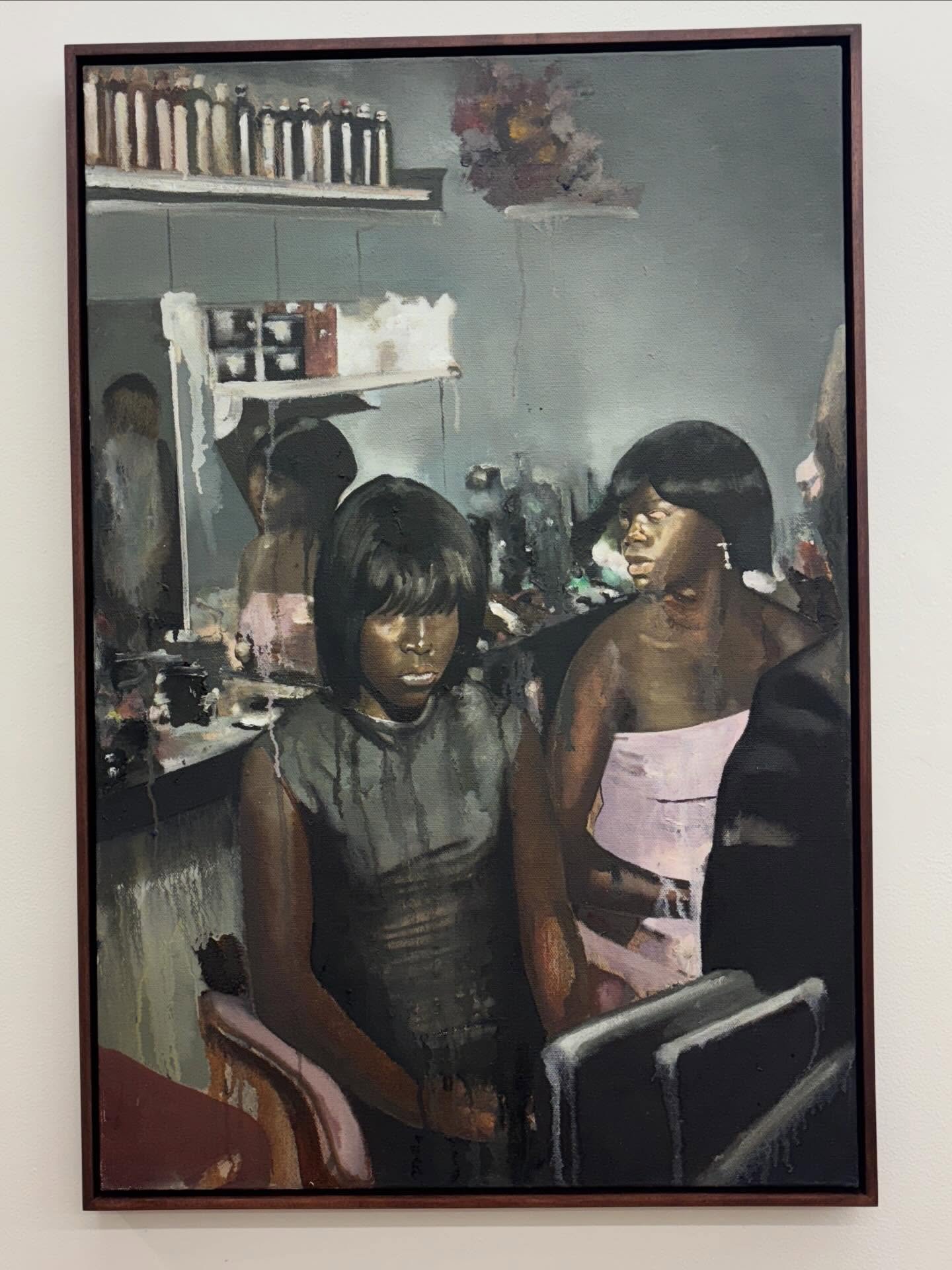 Devin B. Johnson was born in 1992 in Los Angeles and is now based between L.A. and New York. His work comes from observing how people move through cities, how we cross paths without really connecting.

In this exhibition, he&rsquo;s focused on that i