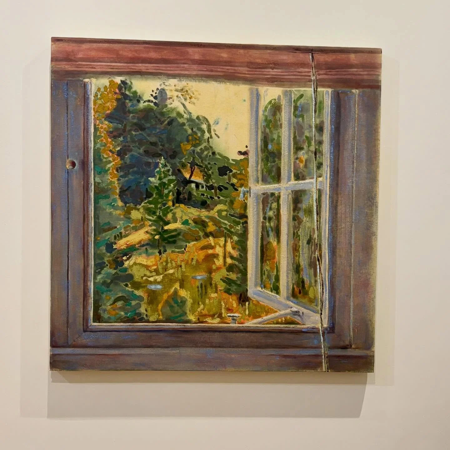 🟠What if a place held onto everything that happened there?

These paintings show landscapes in Maine, but they don&rsquo;t feel like simple views - they feel like something is still there.
The paint is loose and a bit blurred, so it feels more like 