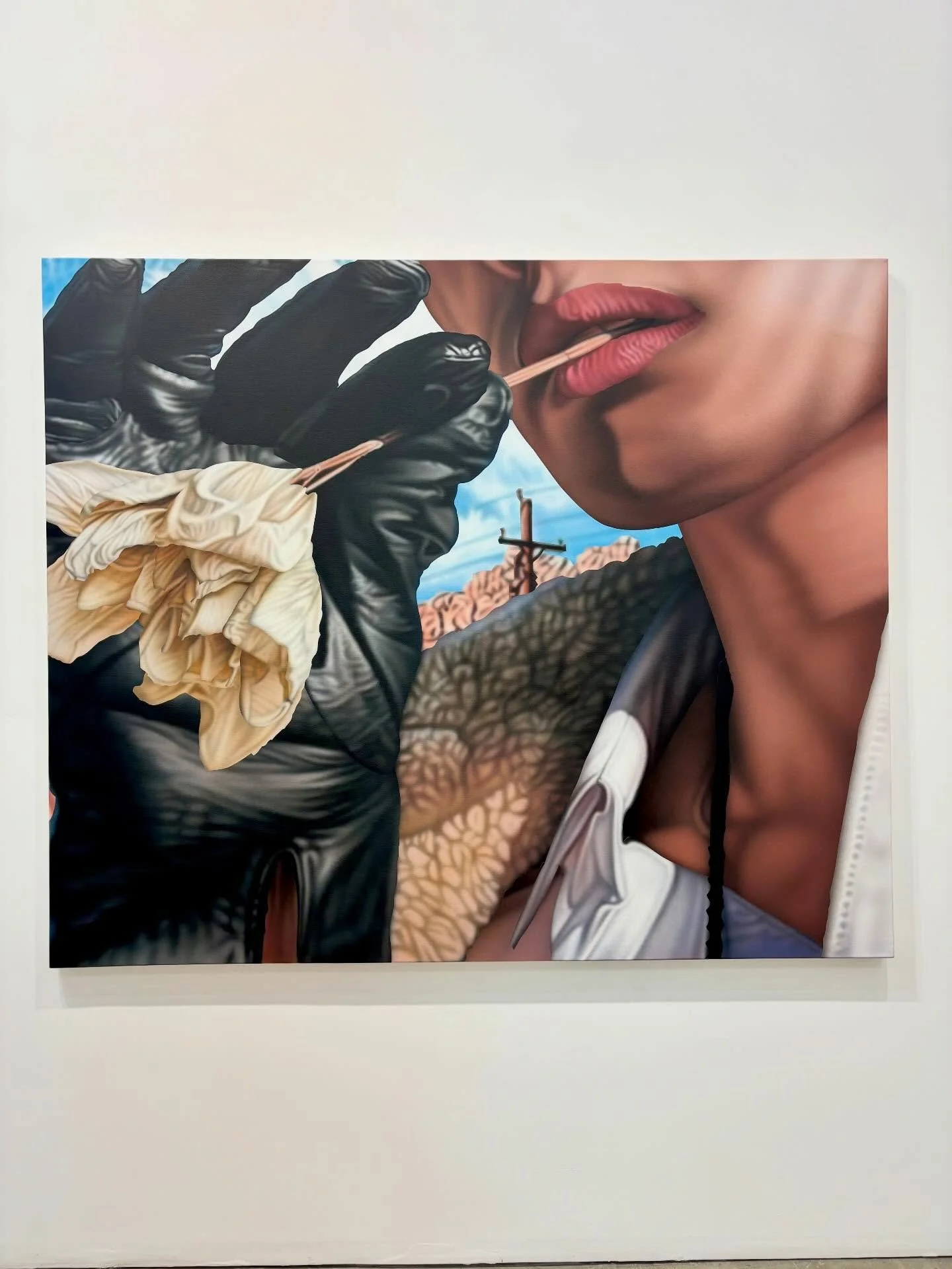 I went to see When Shadows Forget Their Master by Alic Brock (b.1992) at PLATO in New York. I noticed the feeling more than the images themselves. 

When I look at these paintings, even though nothing is fully revealed you see women feeling in contro