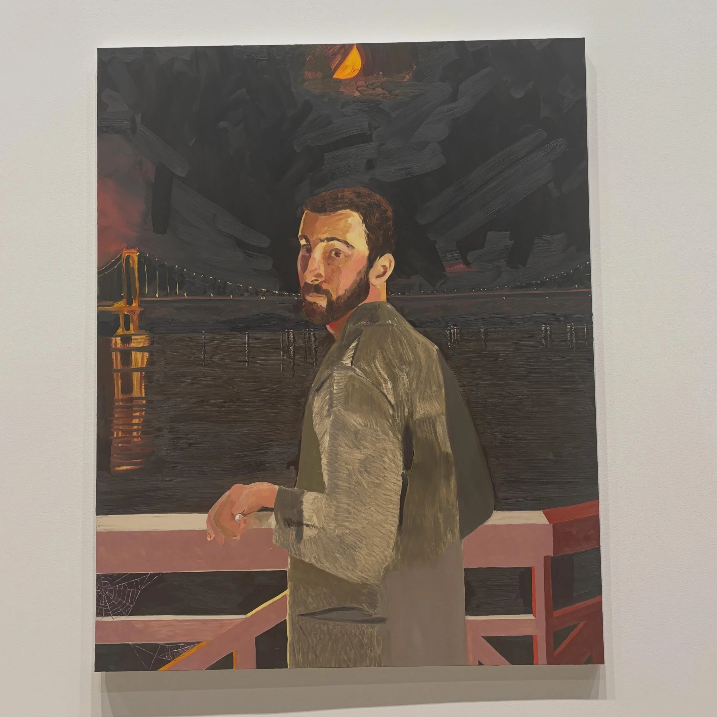 Anthony Cudahy&rsquo;s &ldquo;Ian holding a pearl&rdquo; made me stop right away.
Not because it was loud or flashy, it just felt very personal. The kind of painting you quietly stay with for a minute: do I know this guy?

#newyorkartist #figurativea