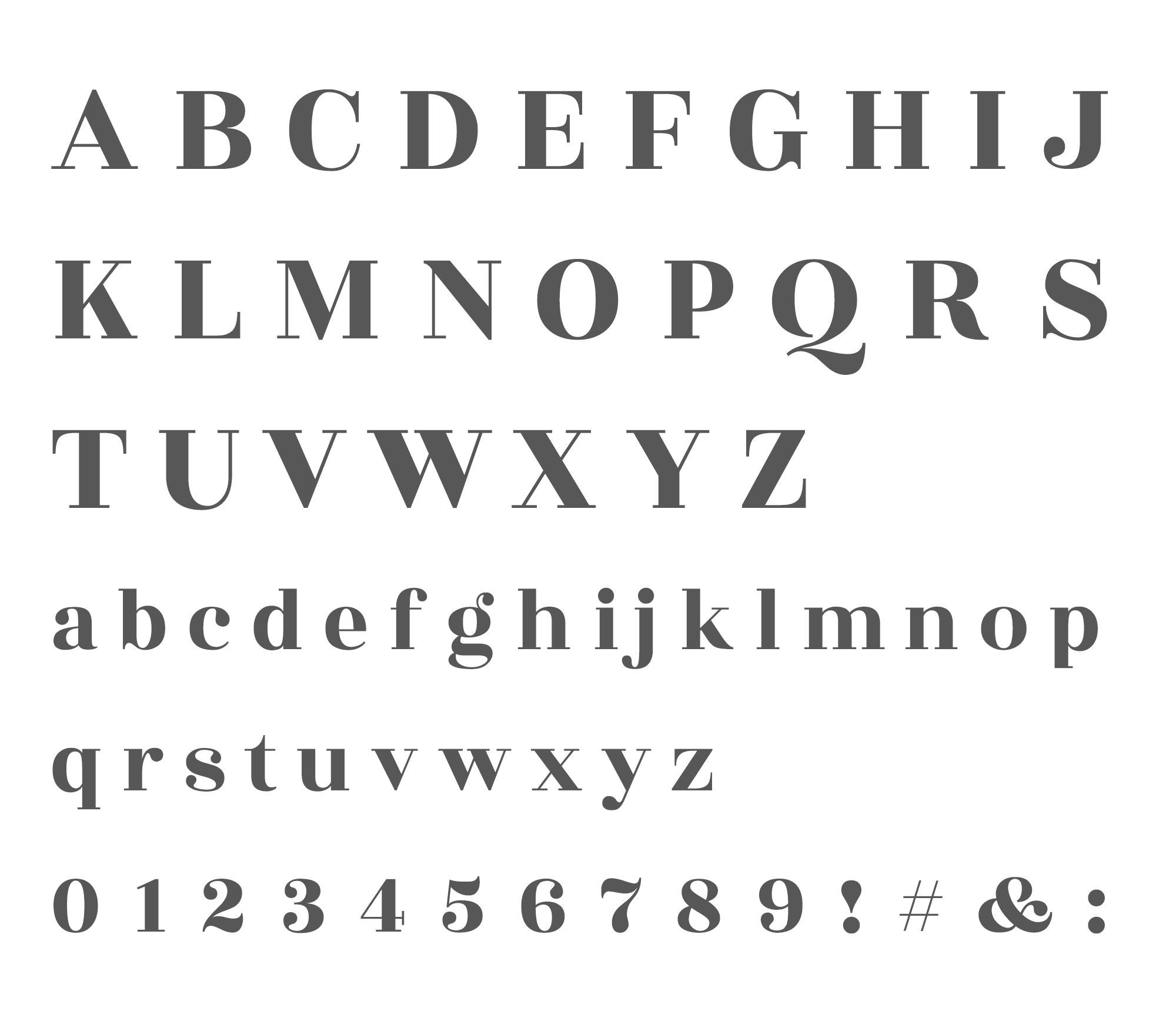 Wednesday inspiration: font & typography | No.9-Rozha One Alphabet posted on White Box Design Studio