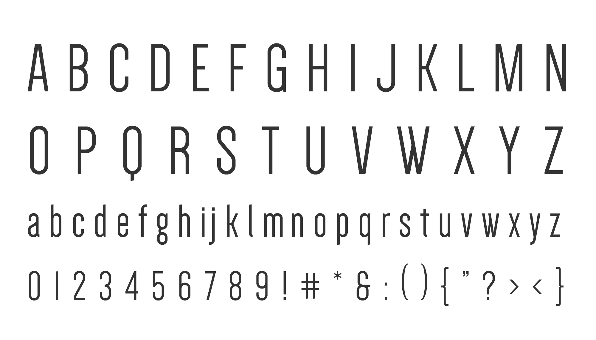 Wednesday inspiration: font & typography | No.10-Dense Alphabet posted on White Box Design Studio
